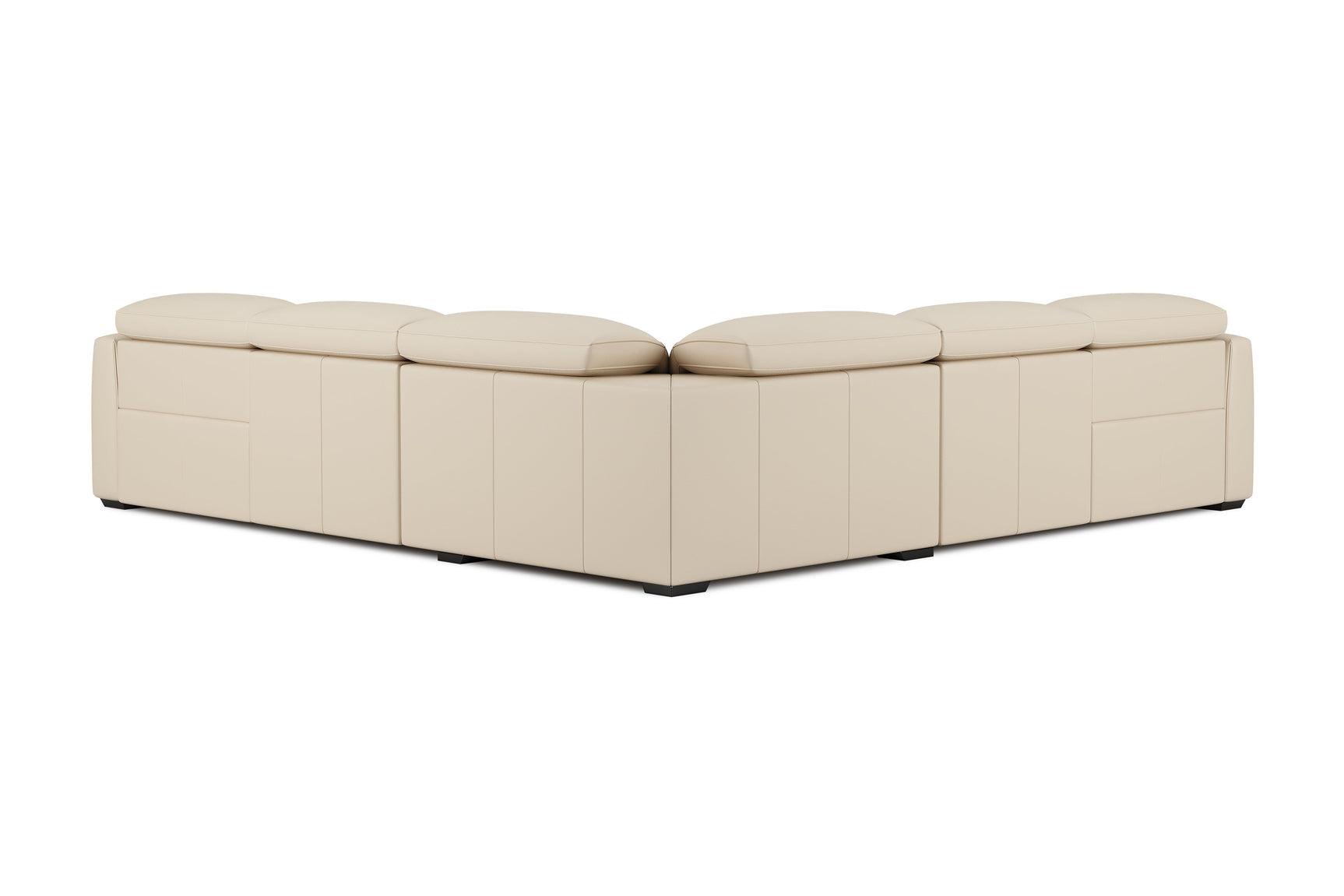 Carmen Leather Dual Recliner Corner Sectional