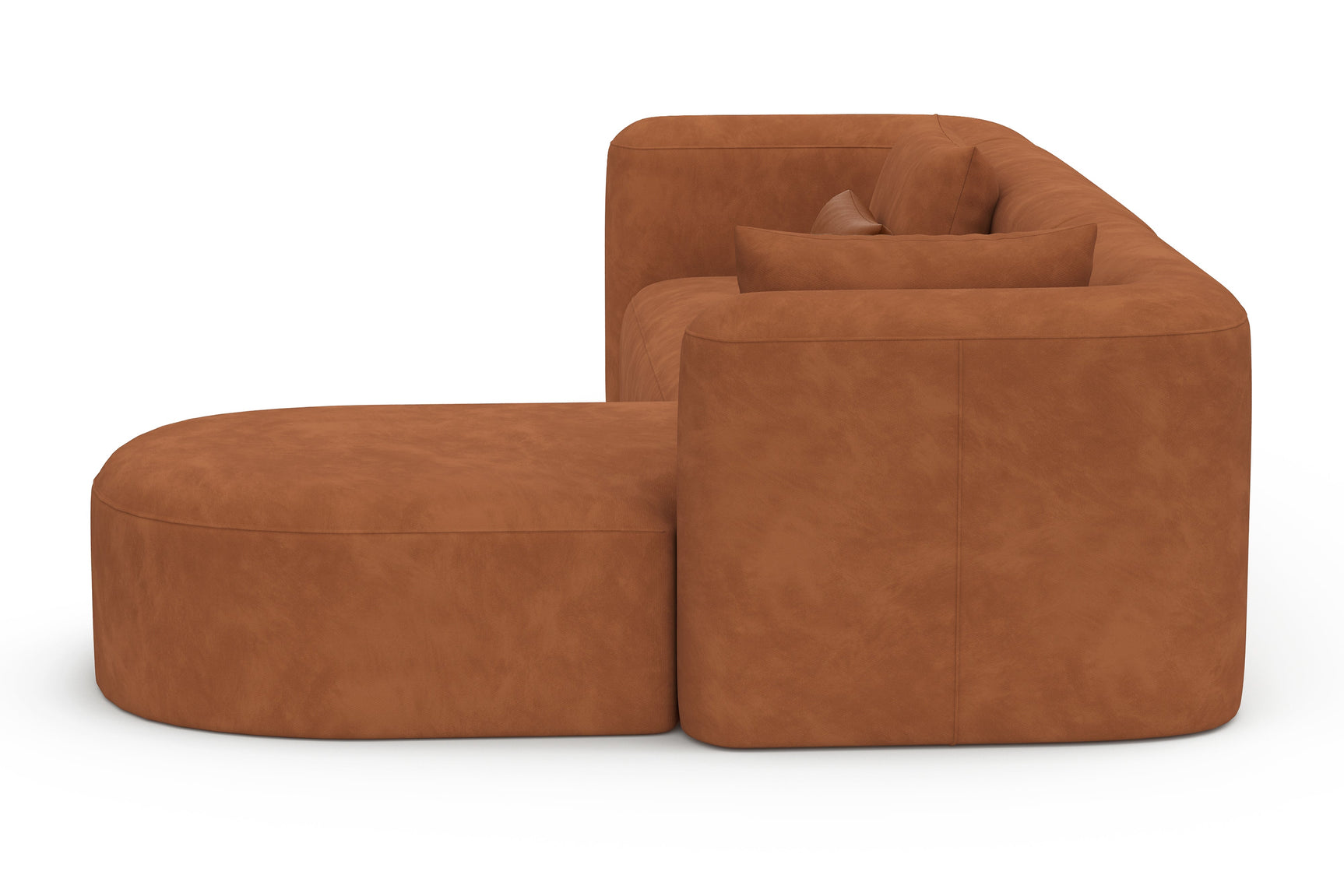 Jordyn Velvet Fabric Sectional Lounge