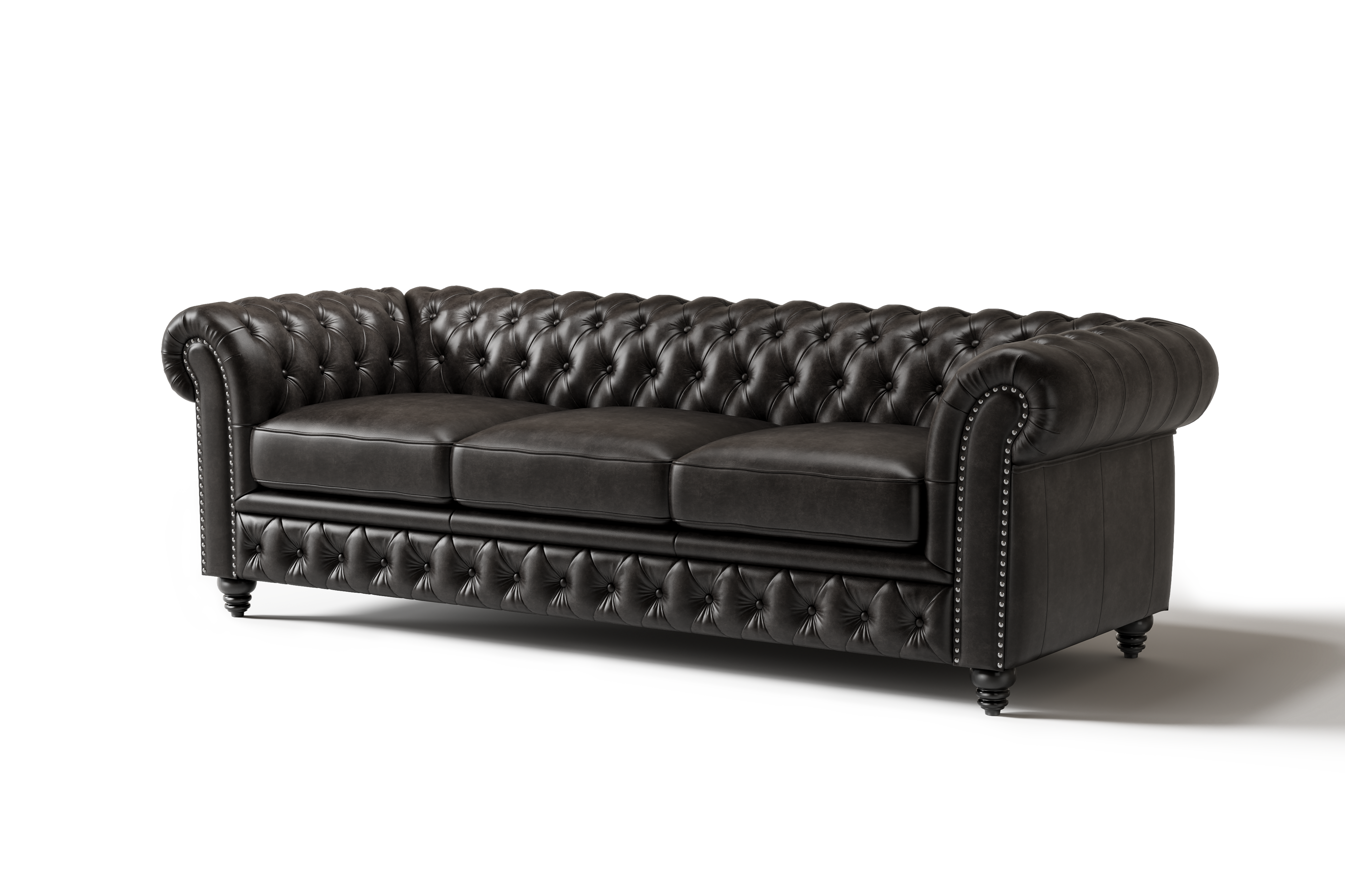 Parma Leather Chesterfield Lounge