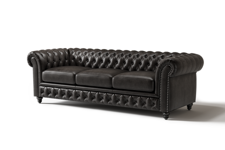 Parma Leather Chesterfield Lounge