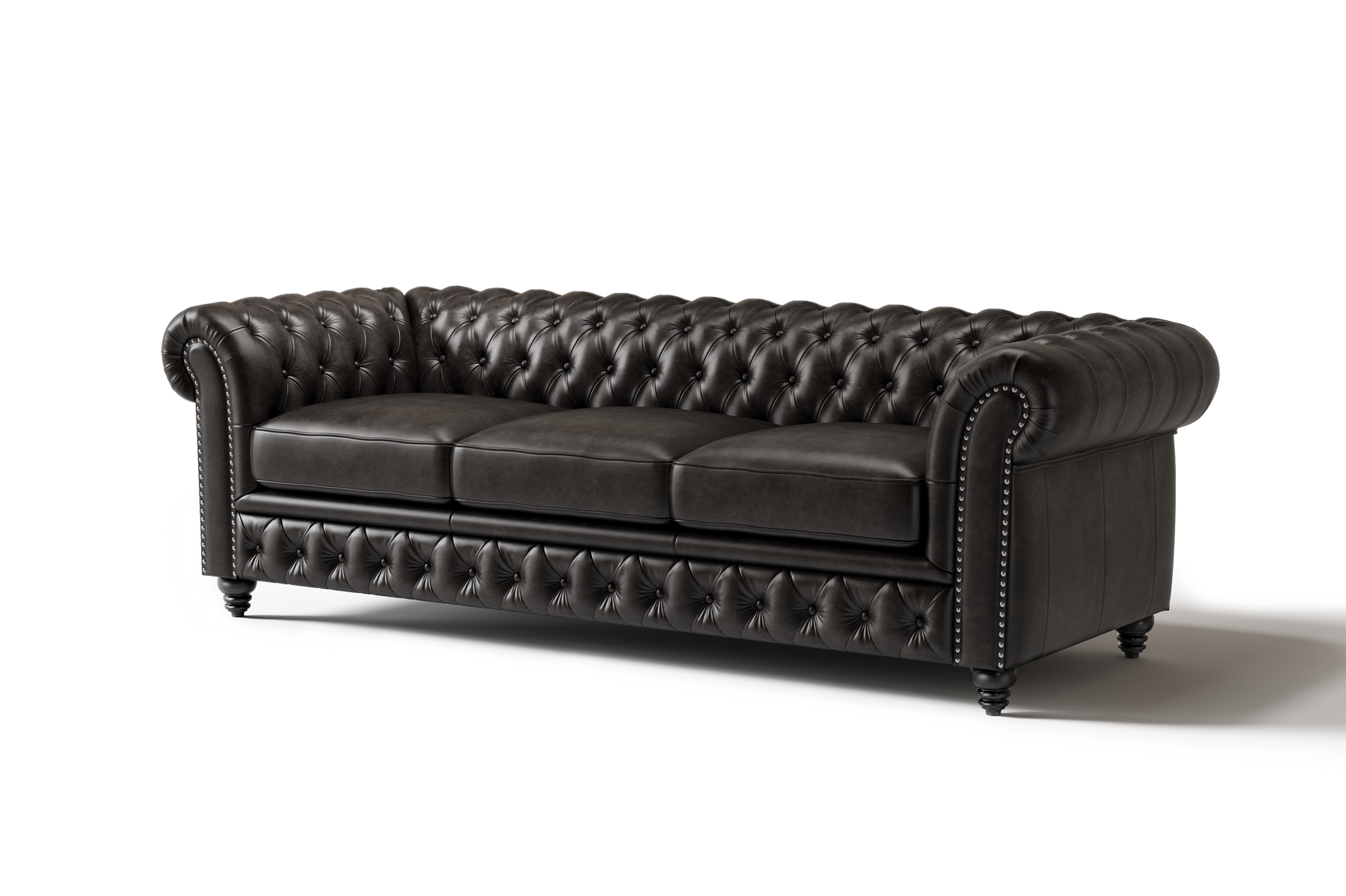 Parma Leather Chesterfield Lounge