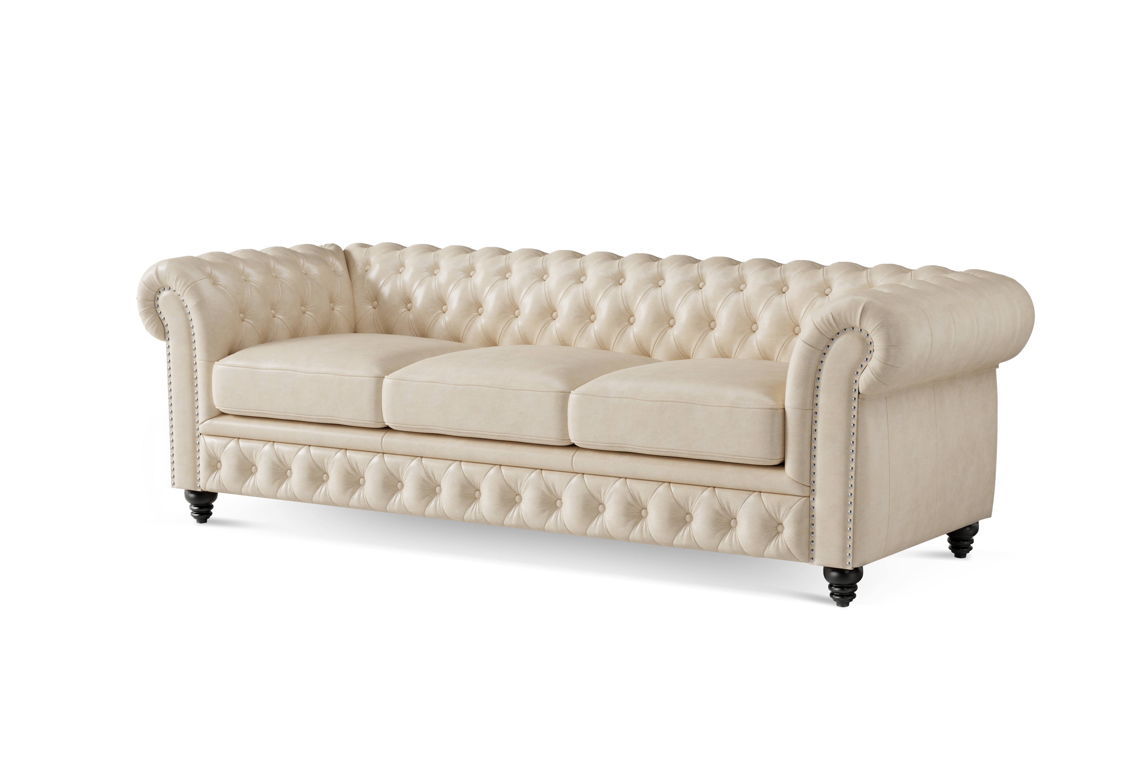 Parma Leather Chesterfield Lounge