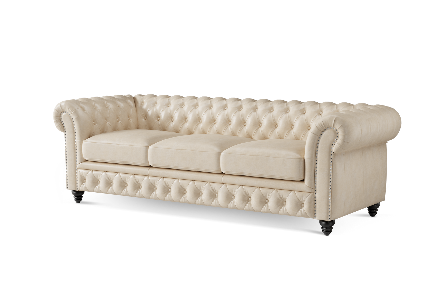 Parma Leather Chesterfield Lounge