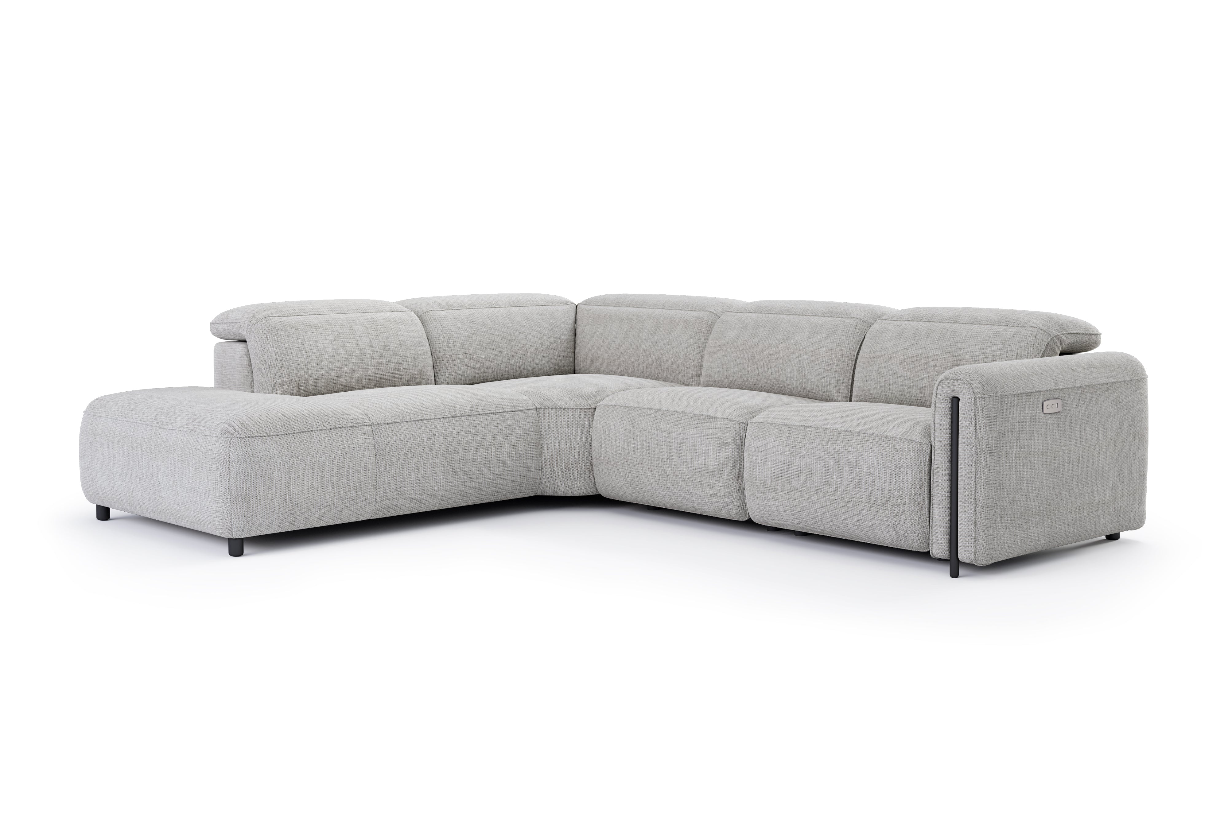 Octavia Fabric Reclining Corner Sectional Cloud Lounge