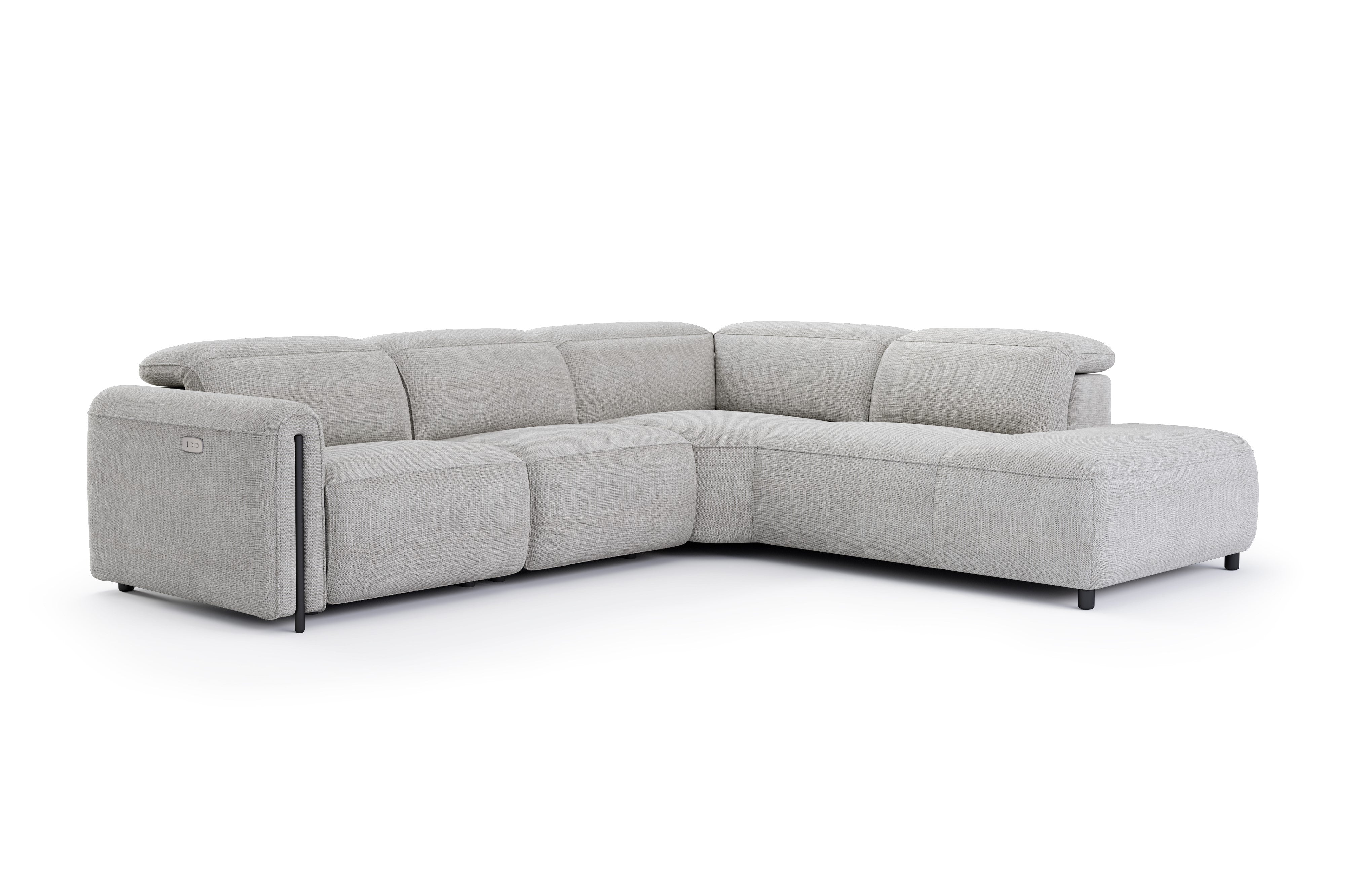 Octavia Fabric Reclining Corner Sectional Cloud Lounge