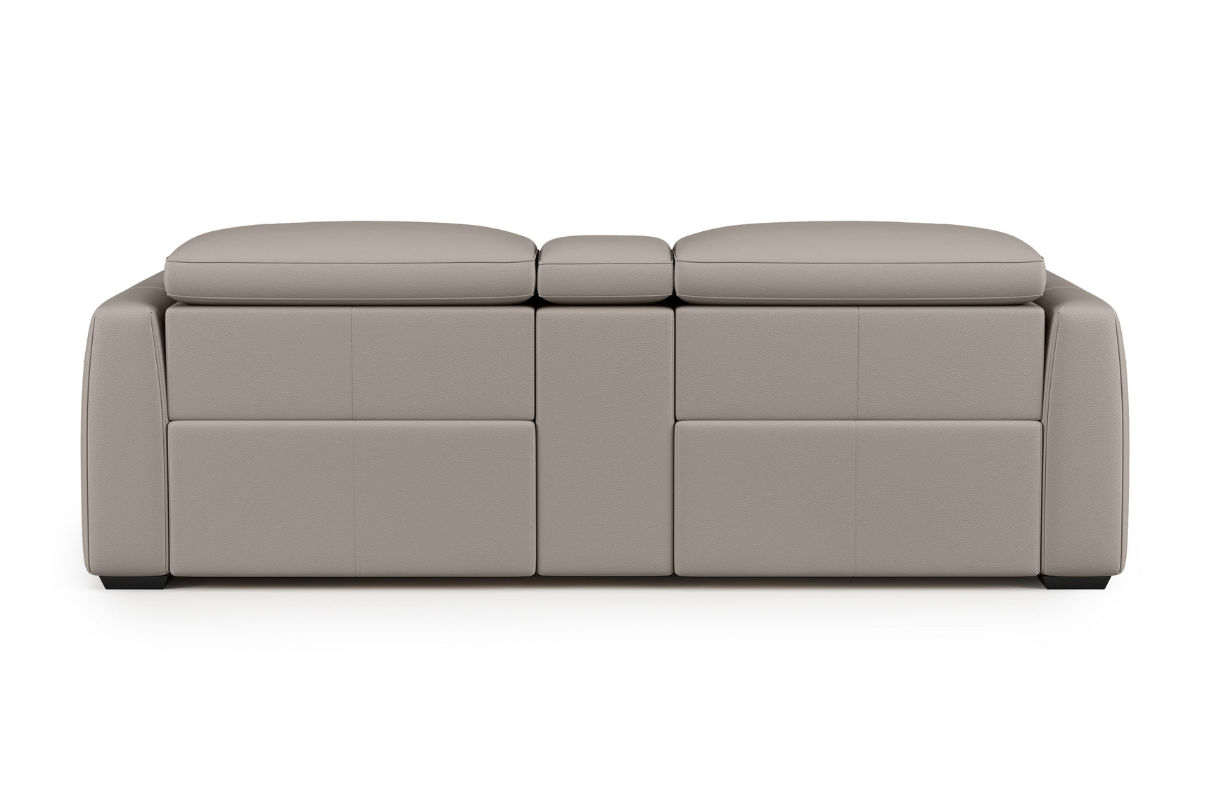 Carmen Leather Dual Recliner Lounge with Console