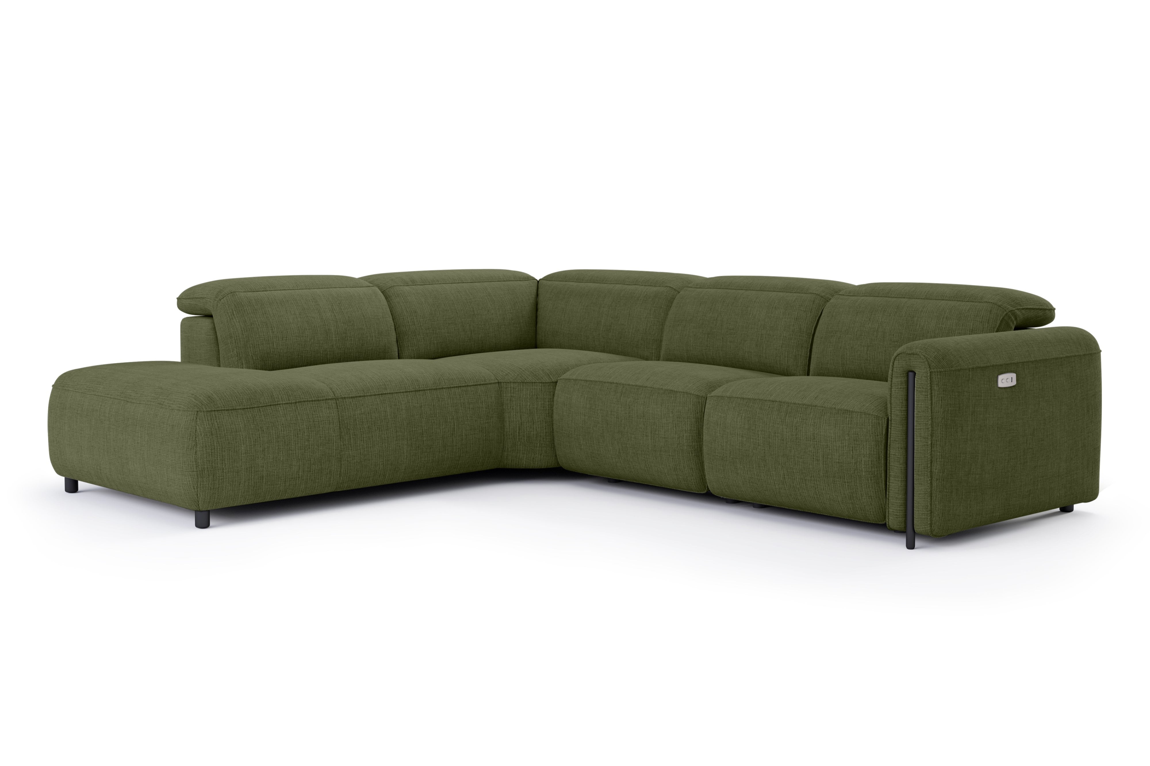 Octavia Fabric Reclining Corner Sectional Cloud Lounge