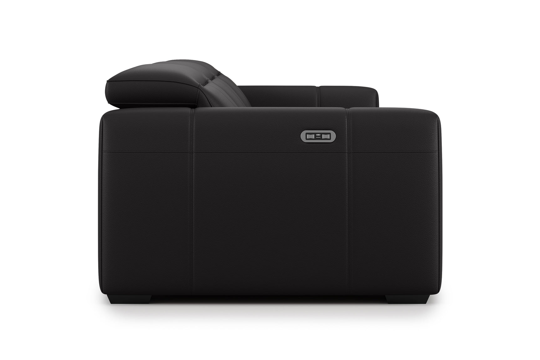 Carmen Leather Dual Recliner Lounge with Console