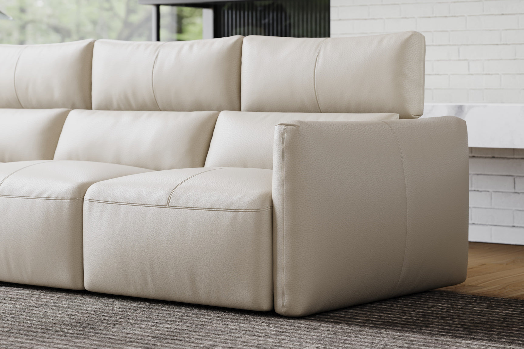 Alessia Leather Recliner Lounge