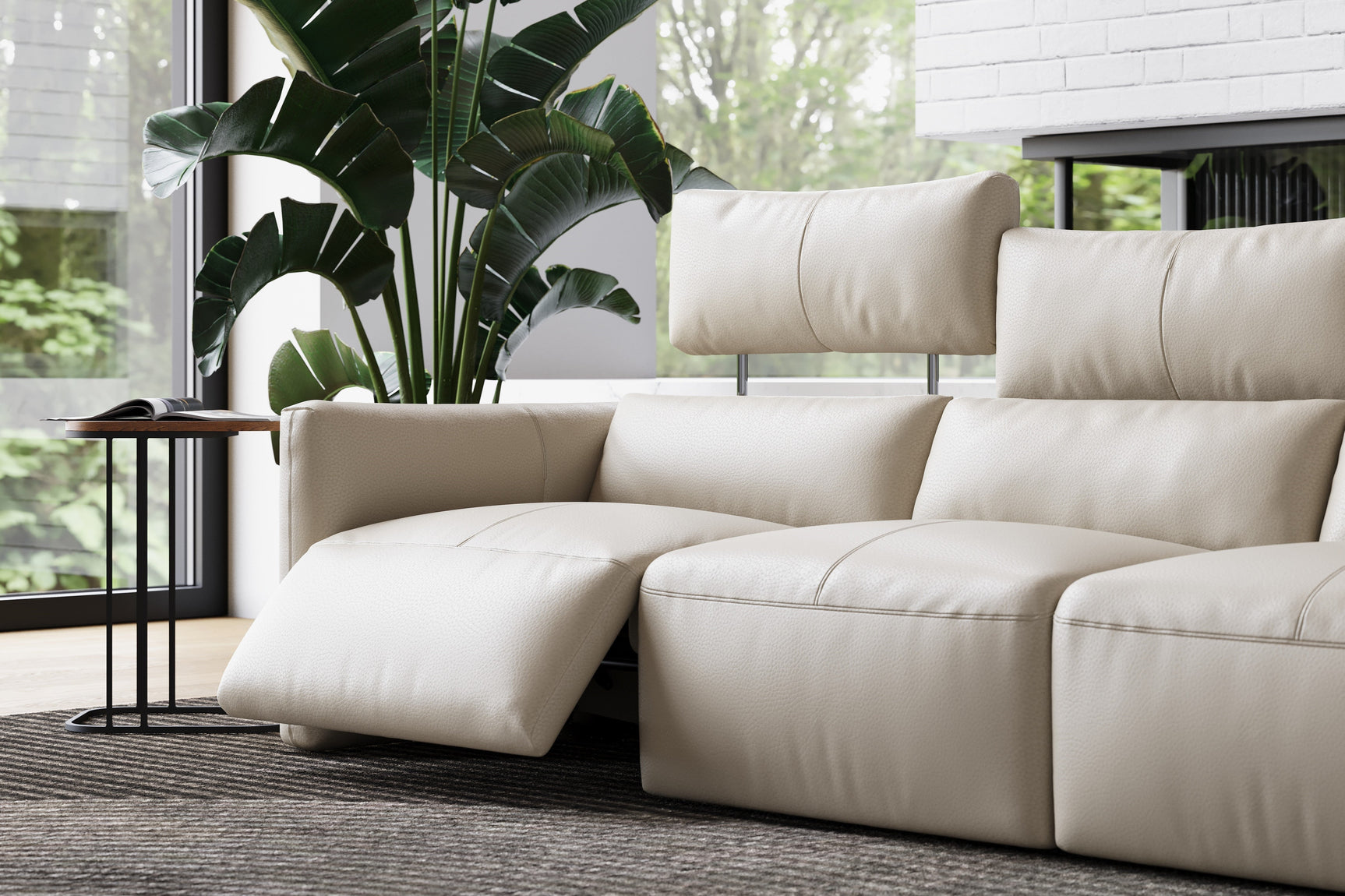 Alessia Leather Recliner Lounge