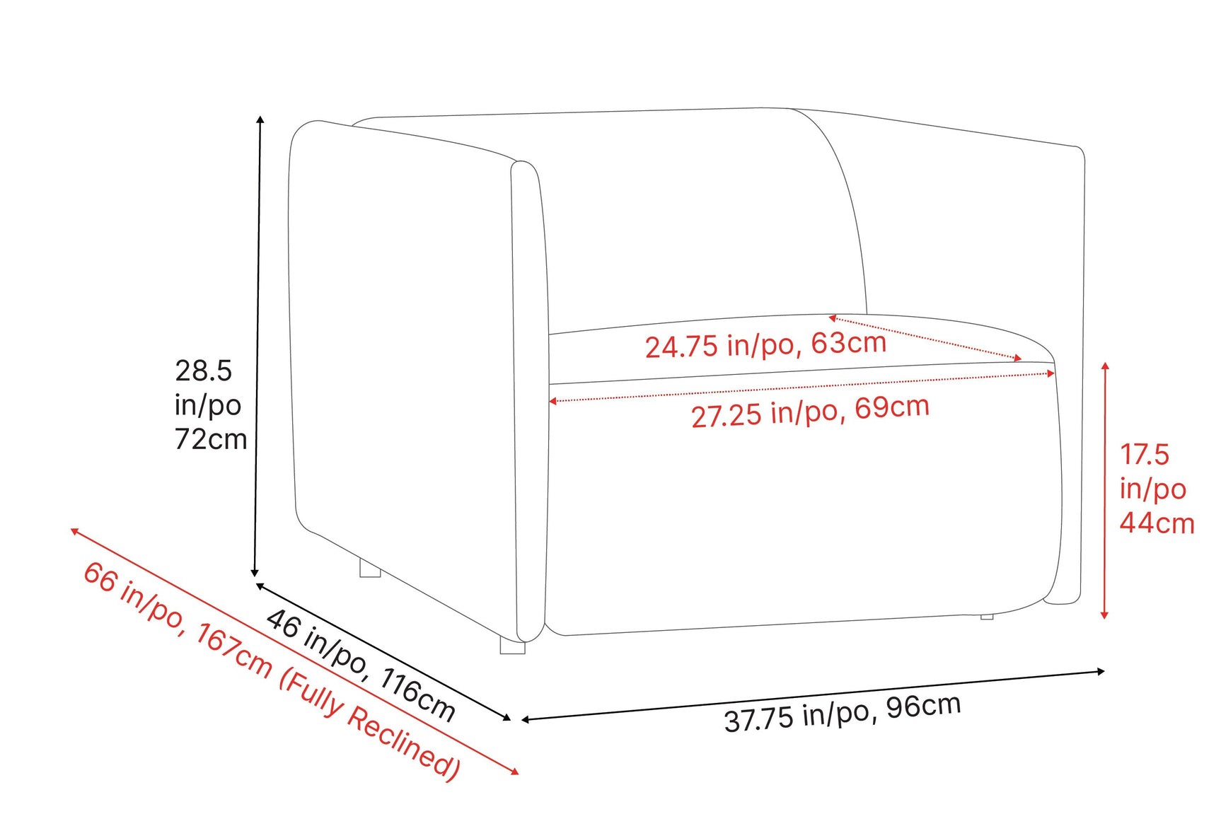 Alexandra Boucle Recliner Chair