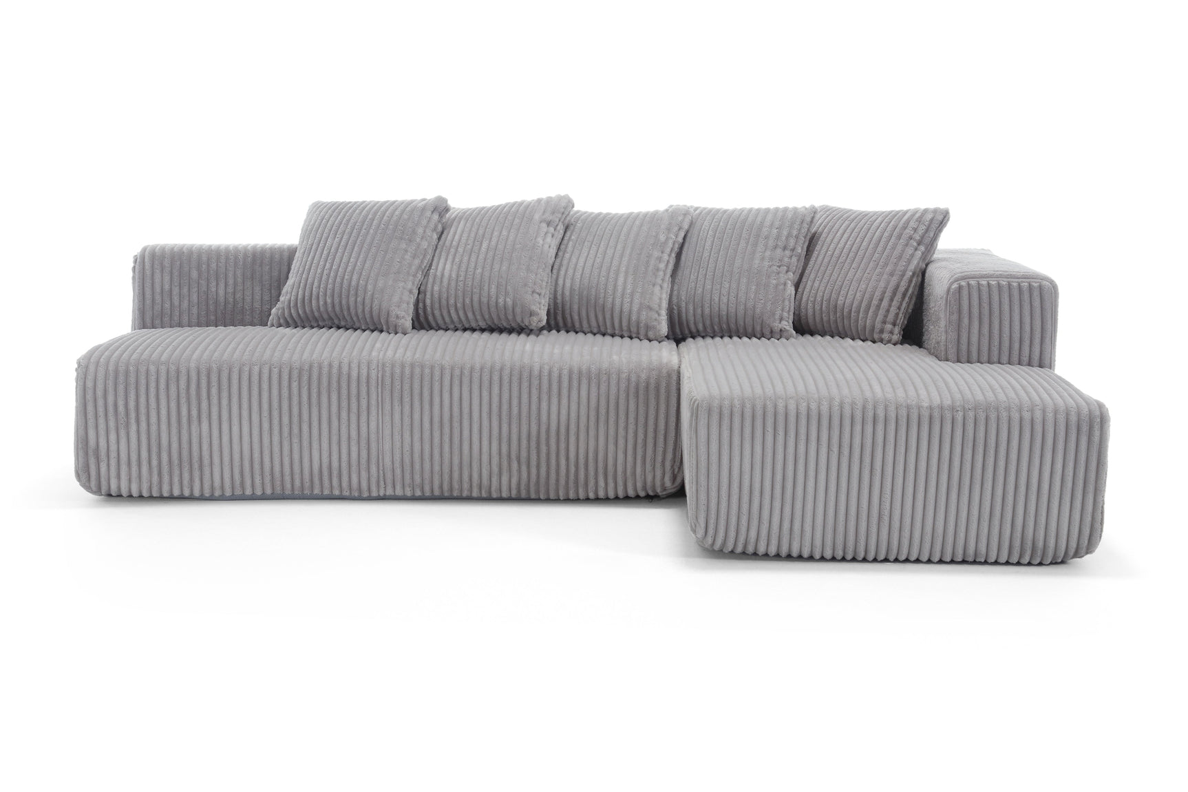 Alexus Corduroy Fabric Sectional Lounge