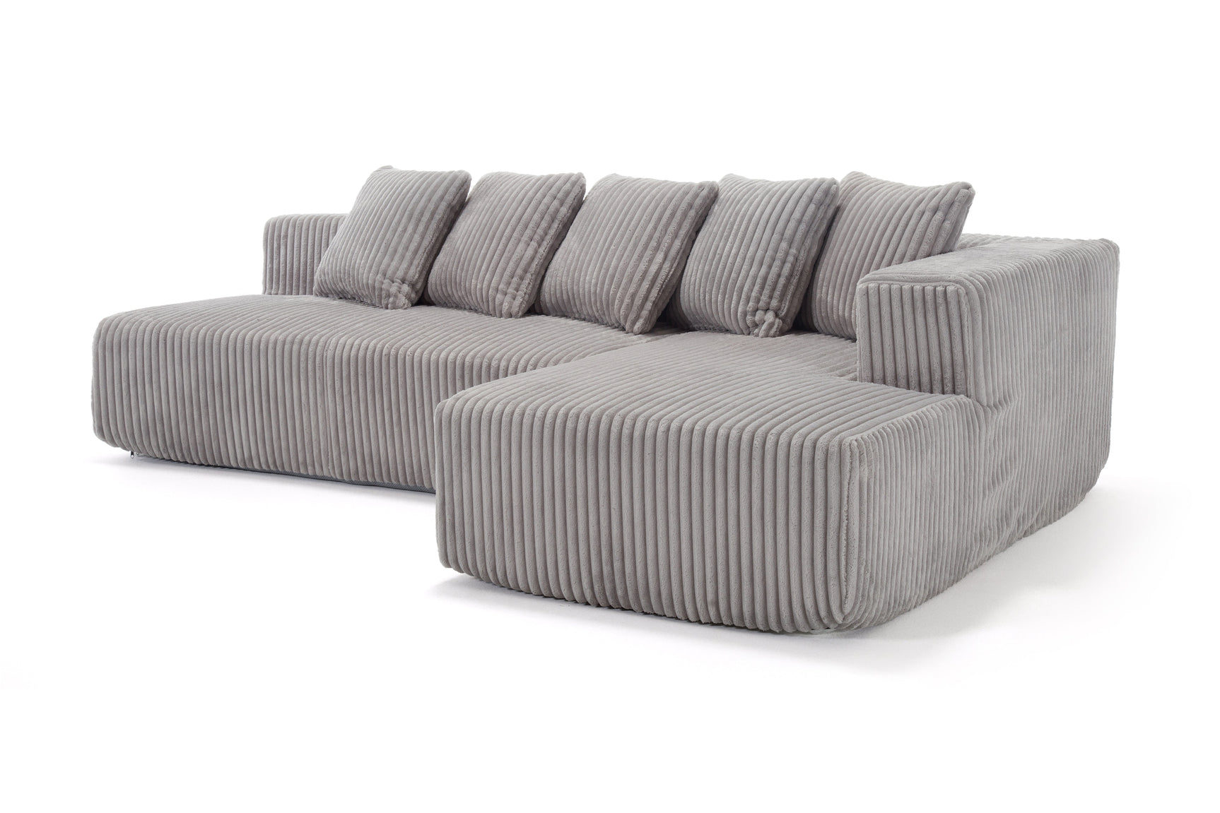 Alexus Corduroy Fabric Sectional Lounge