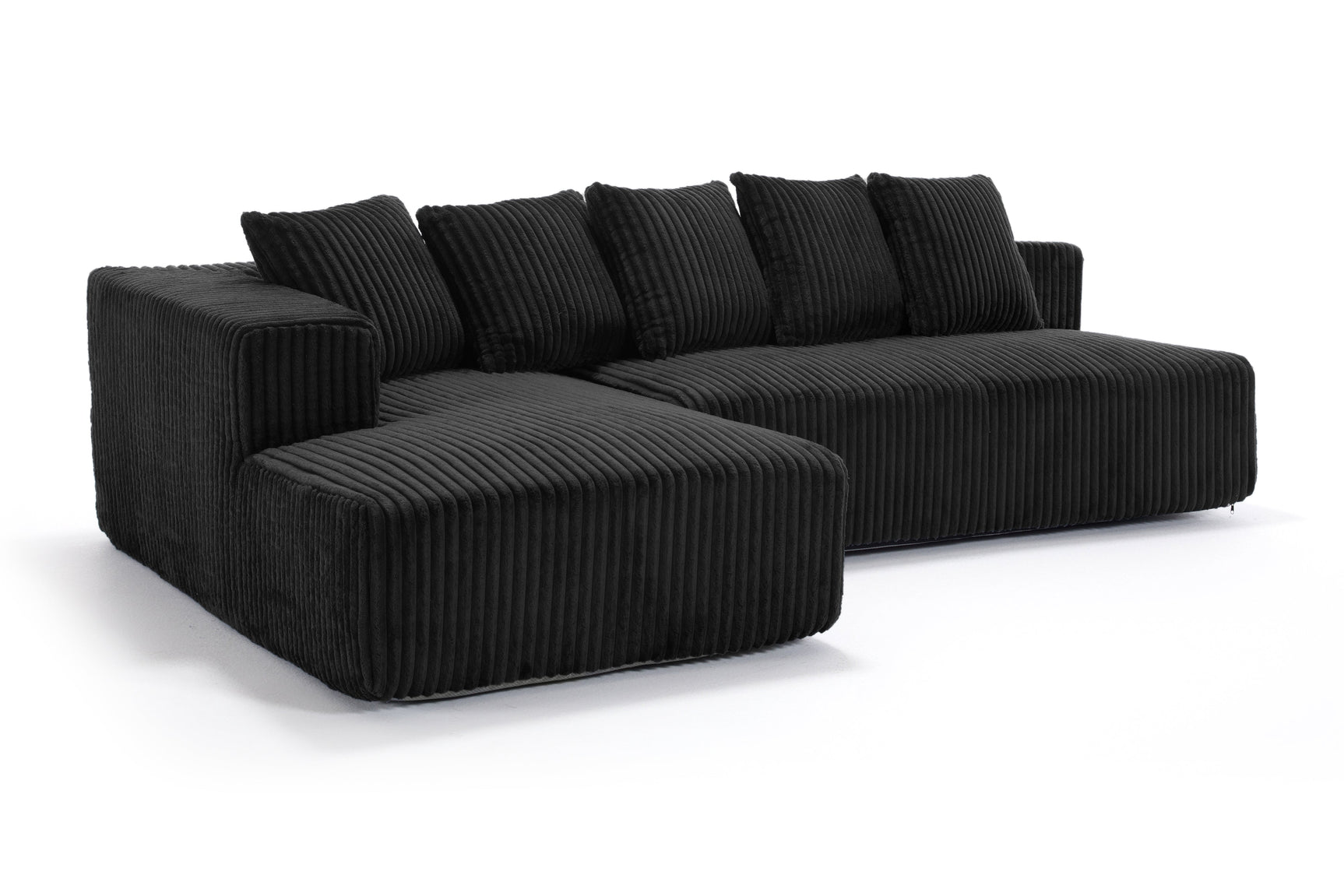 Alexus Corduroy Fabric Sectional Lounge