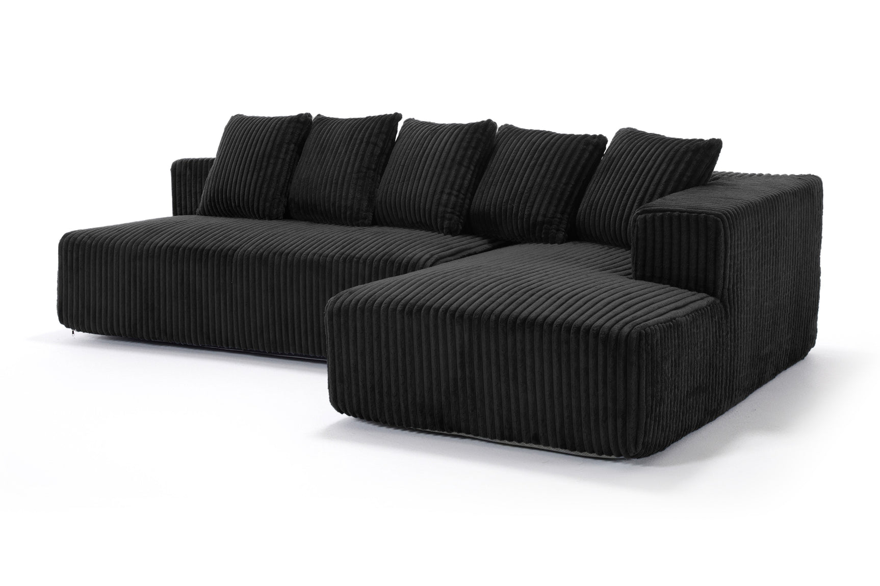 Alexus Corduroy Fabric Sectional Lounge