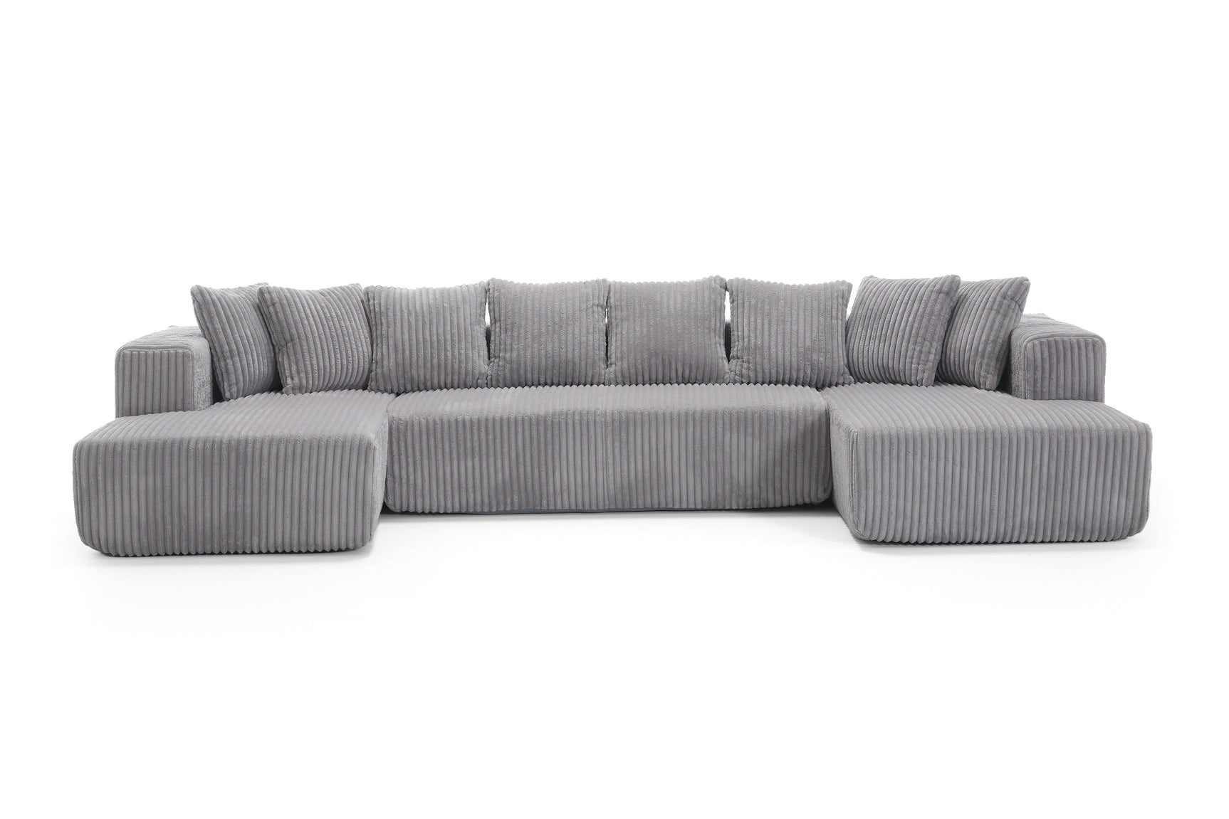 Alexus Corduroy Fabric Sectional Lounge