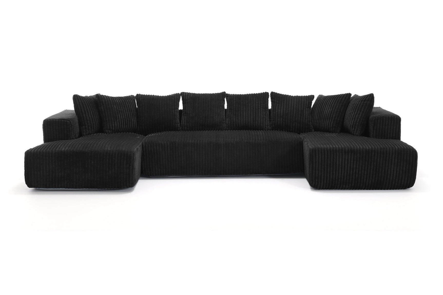Alexus Corduroy Fabric Sectional Lounge