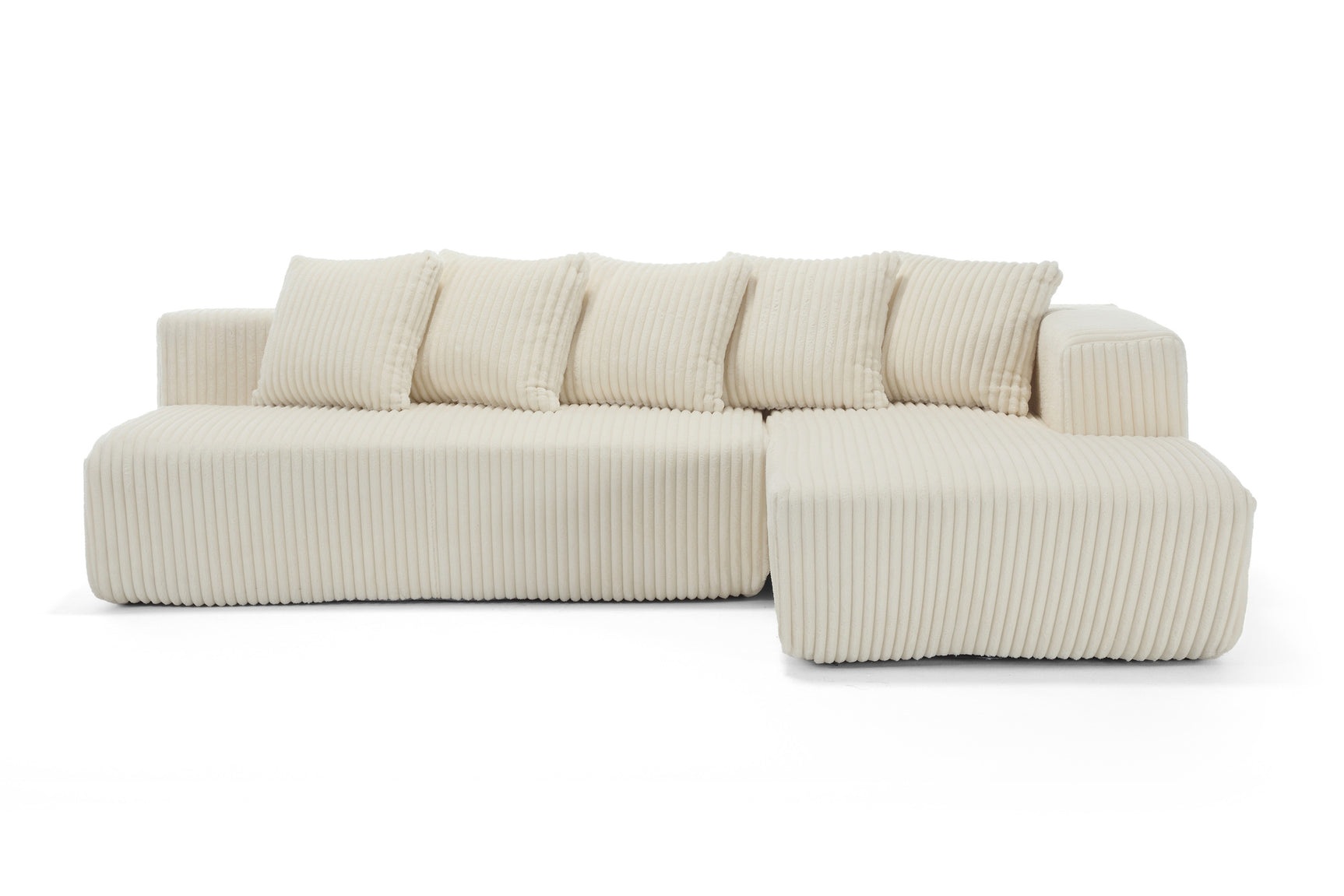 Alexus Corduroy Fabric Sectional Lounge