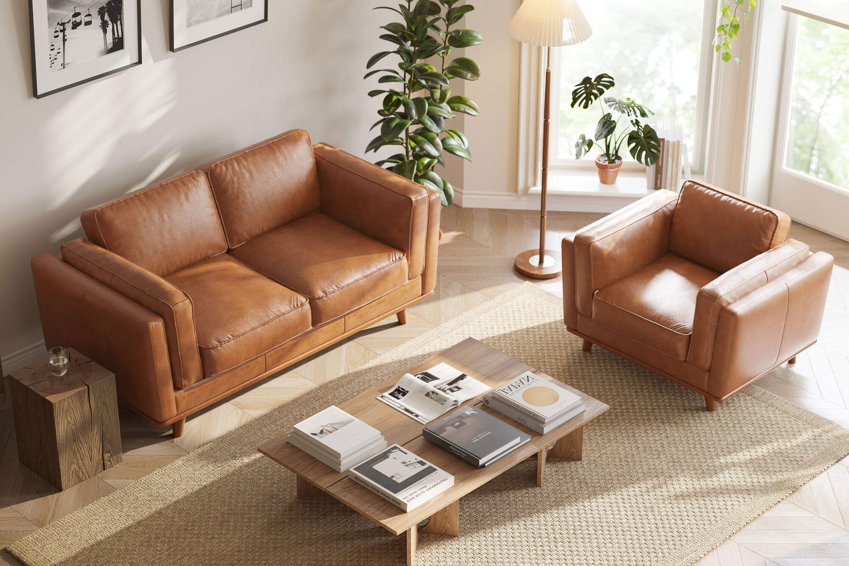 Artisan Leather Accent Chair