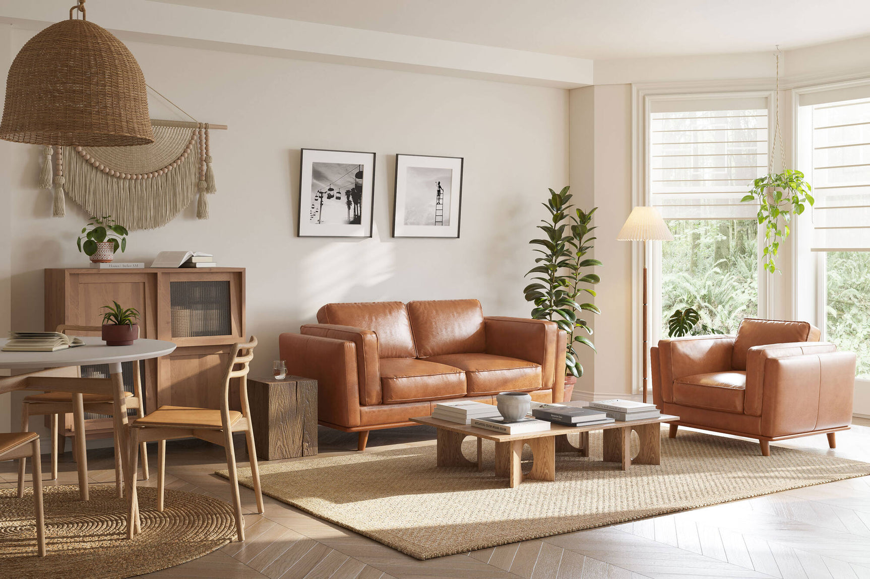 Artisan Leather Accent Chair