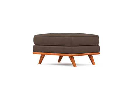 Artisan Leather Ottoman