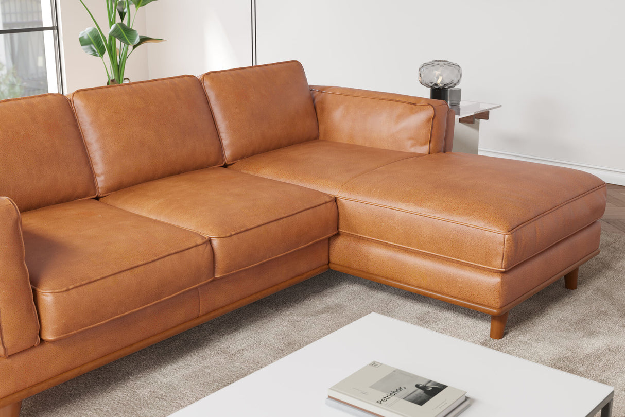 Artisan Leather Sectional Lounge
