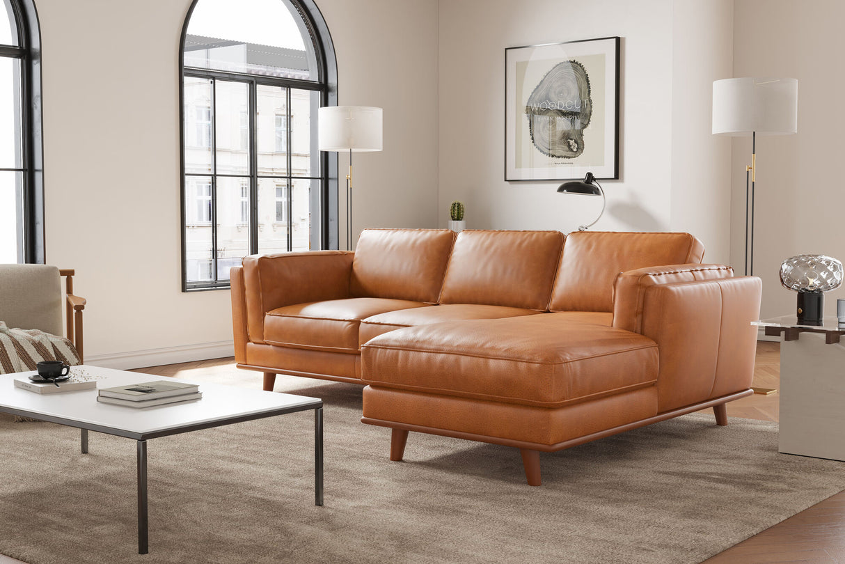 Artisan Leather Sectional Lounge