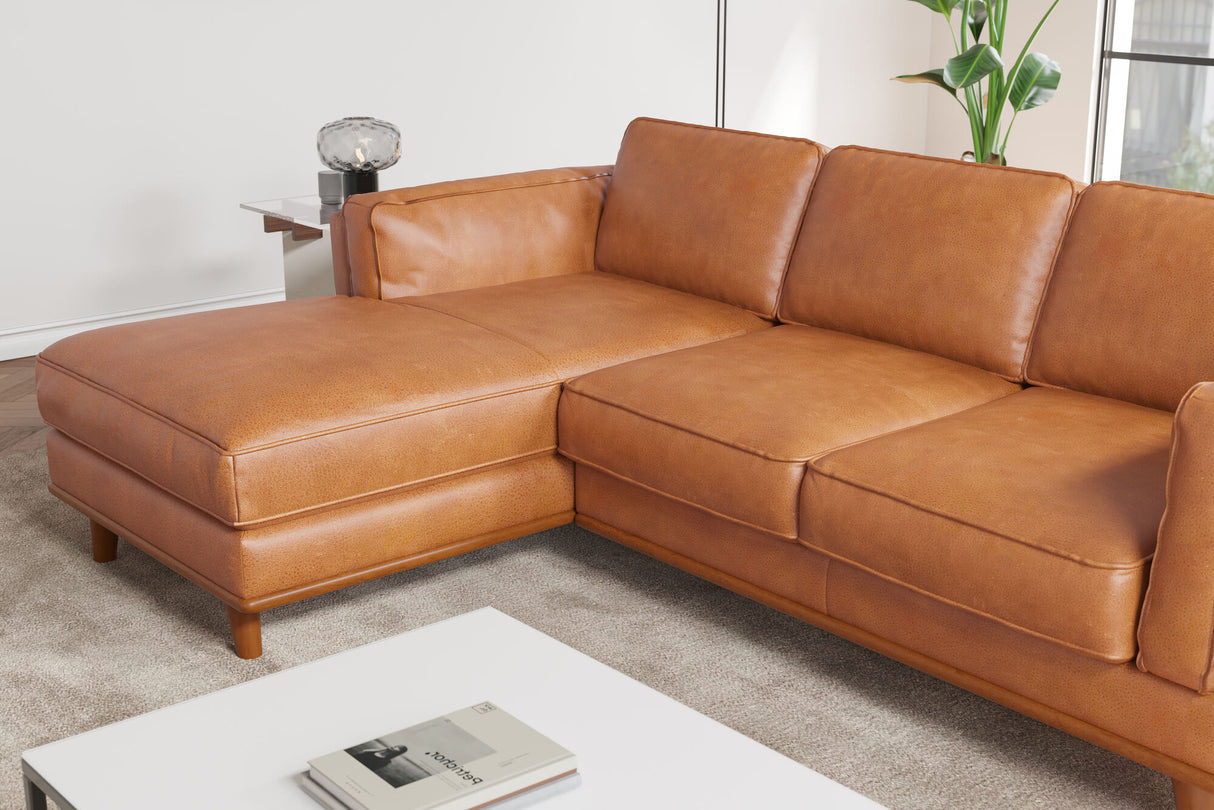 Artisan Leather Sectional Lounge