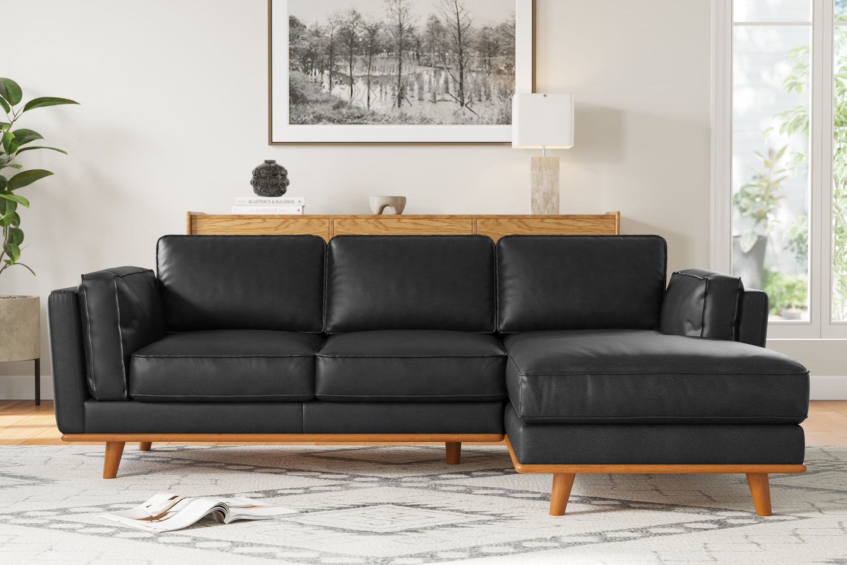 Artisan Leather Sectional Lounge