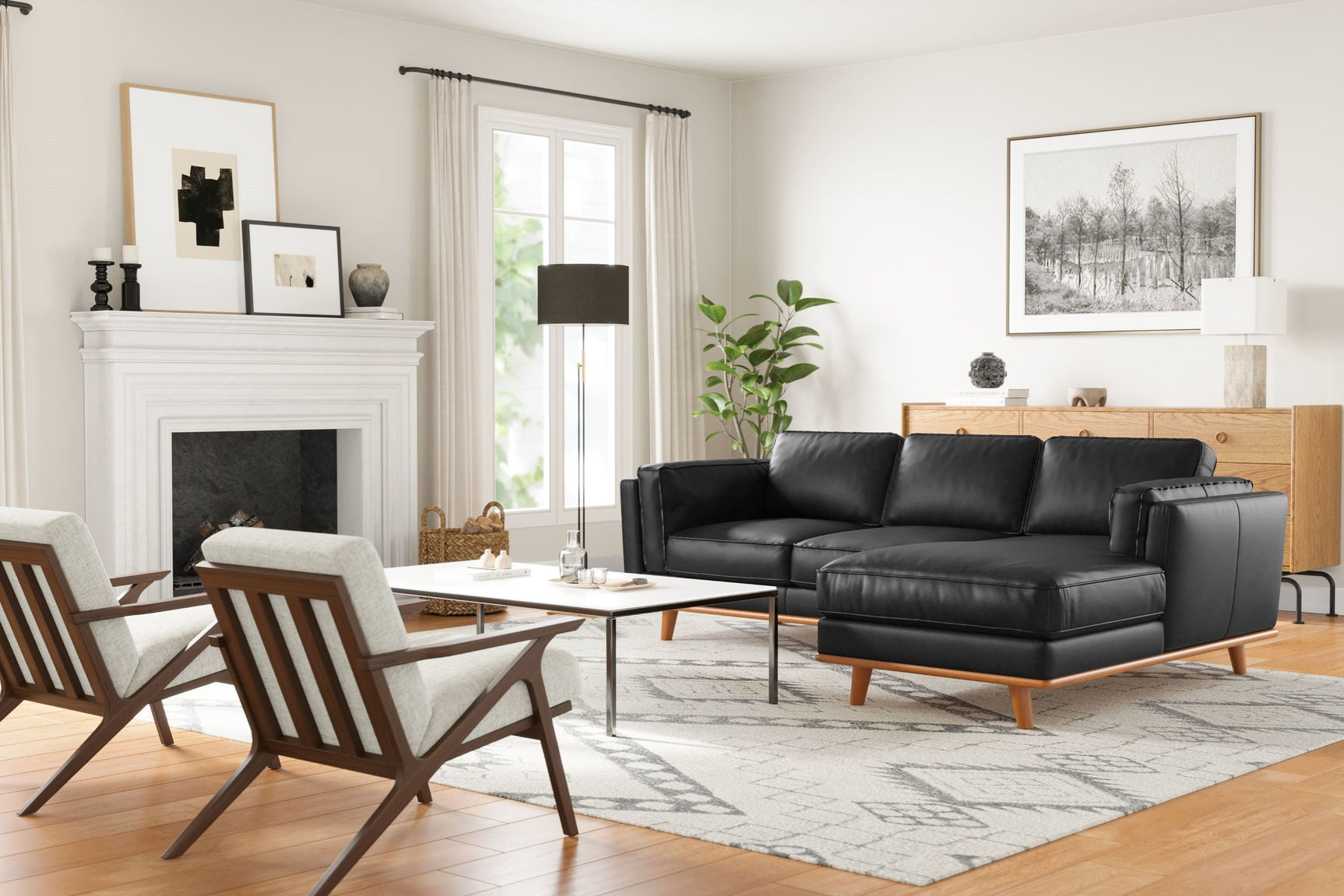 Artisan Leather Sectional Lounge