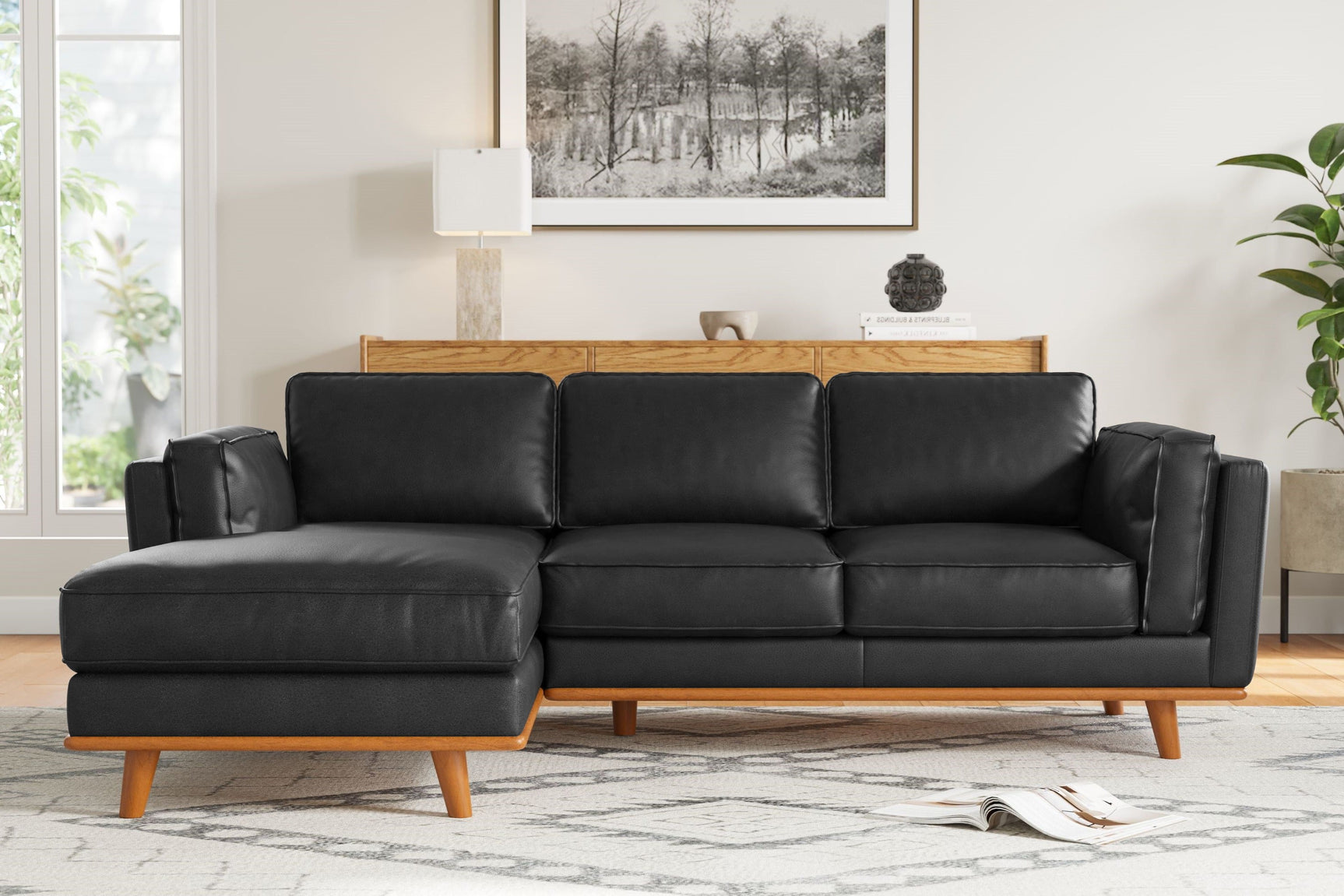 Artisan Leather Sectional Lounge