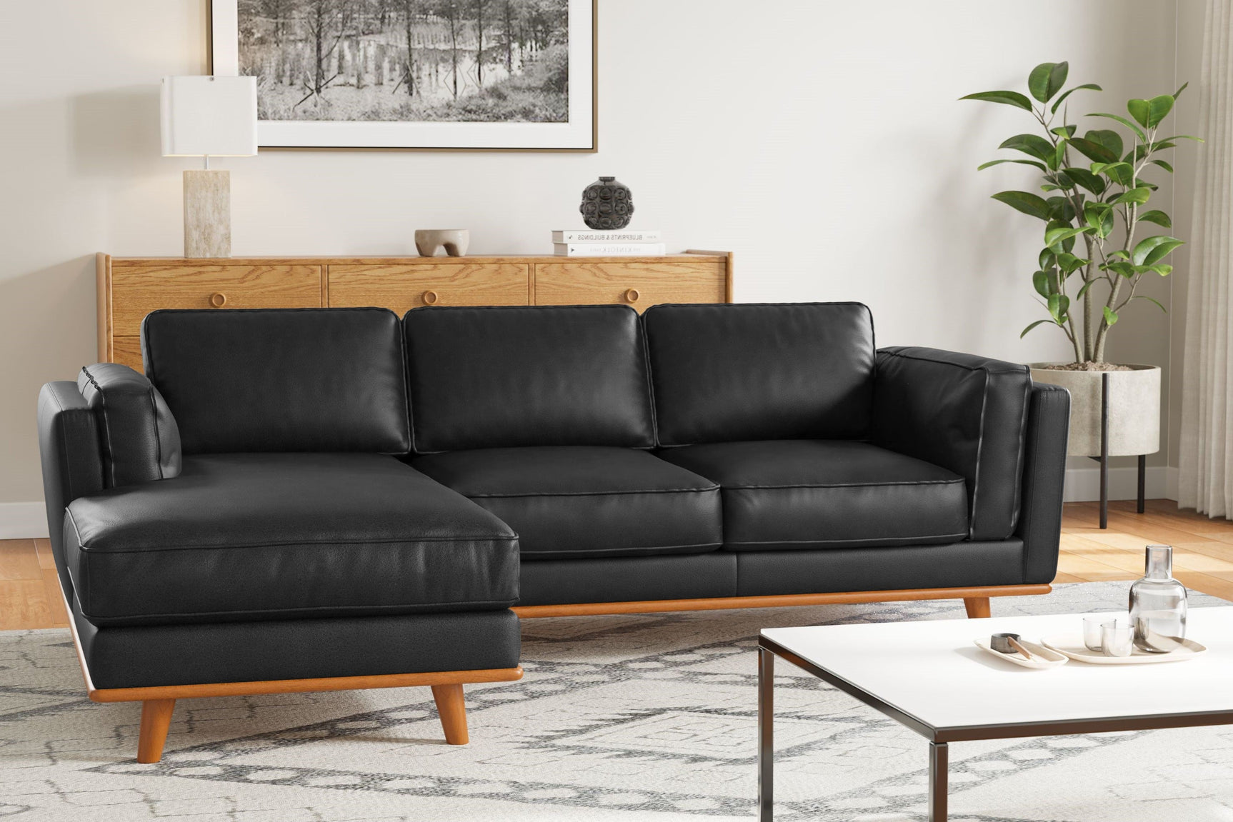 Artisan Leather Sectional Lounge