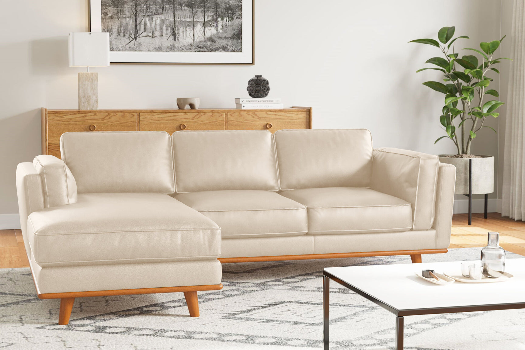 Artisan Leather Sectional Lounge