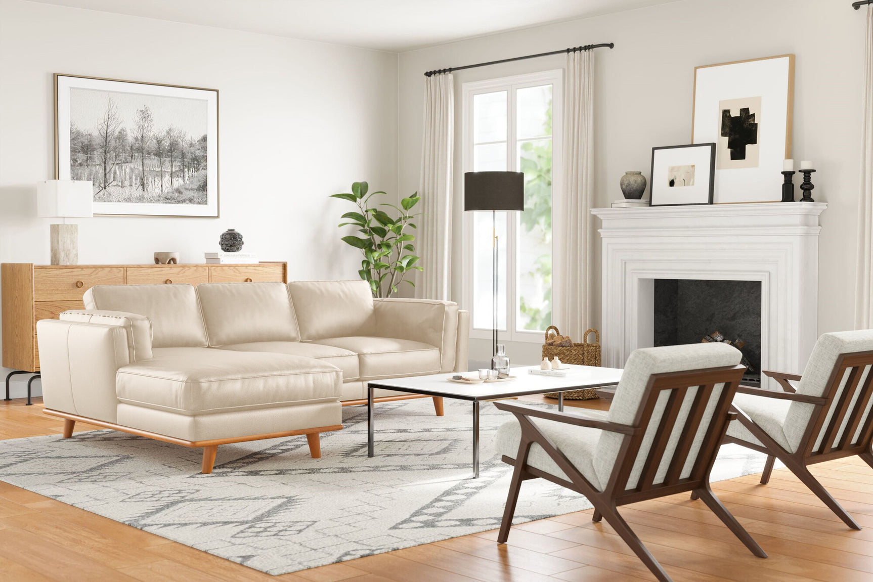 Artisan Leather Sectional Lounge