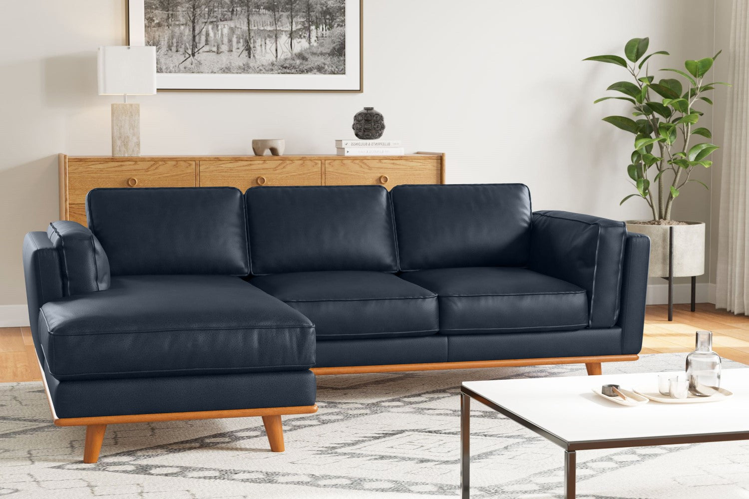 Artisan Leather Sectional Lounge