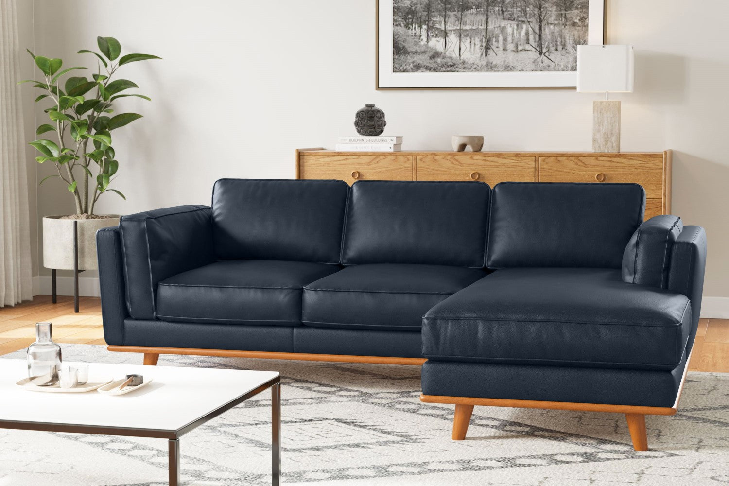 Artisan Leather Sectional Lounge