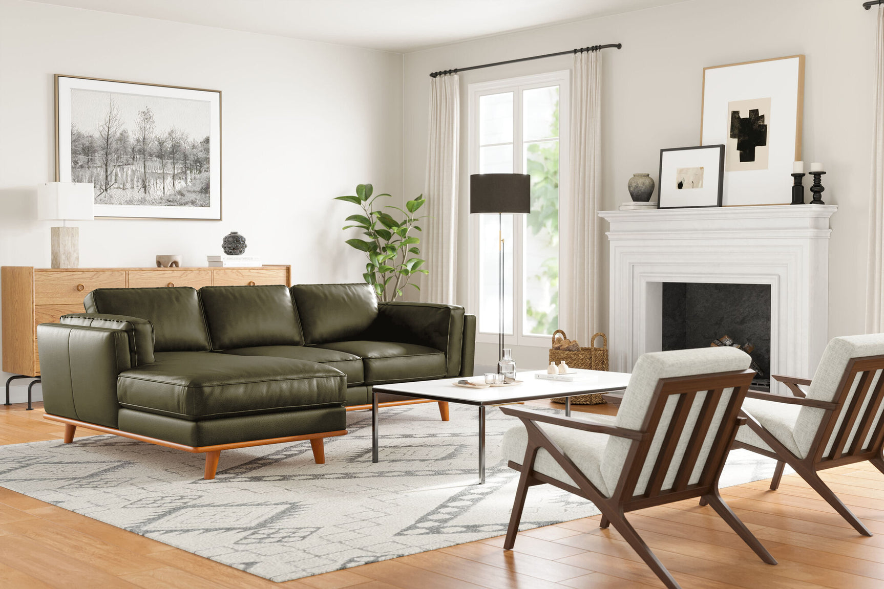 Artisan Leather Sectional Lounge