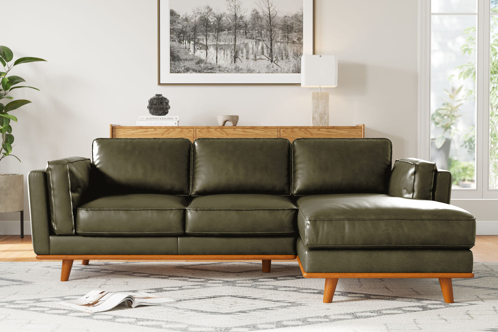 Artisan Leather Sectional Lounge