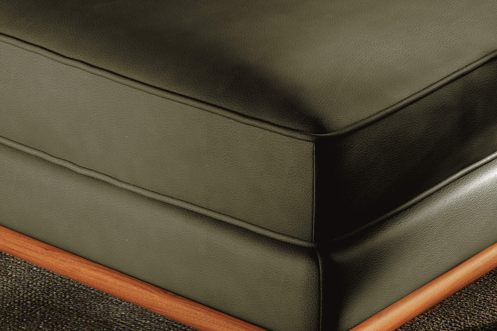 Artisan Leather Ottoman