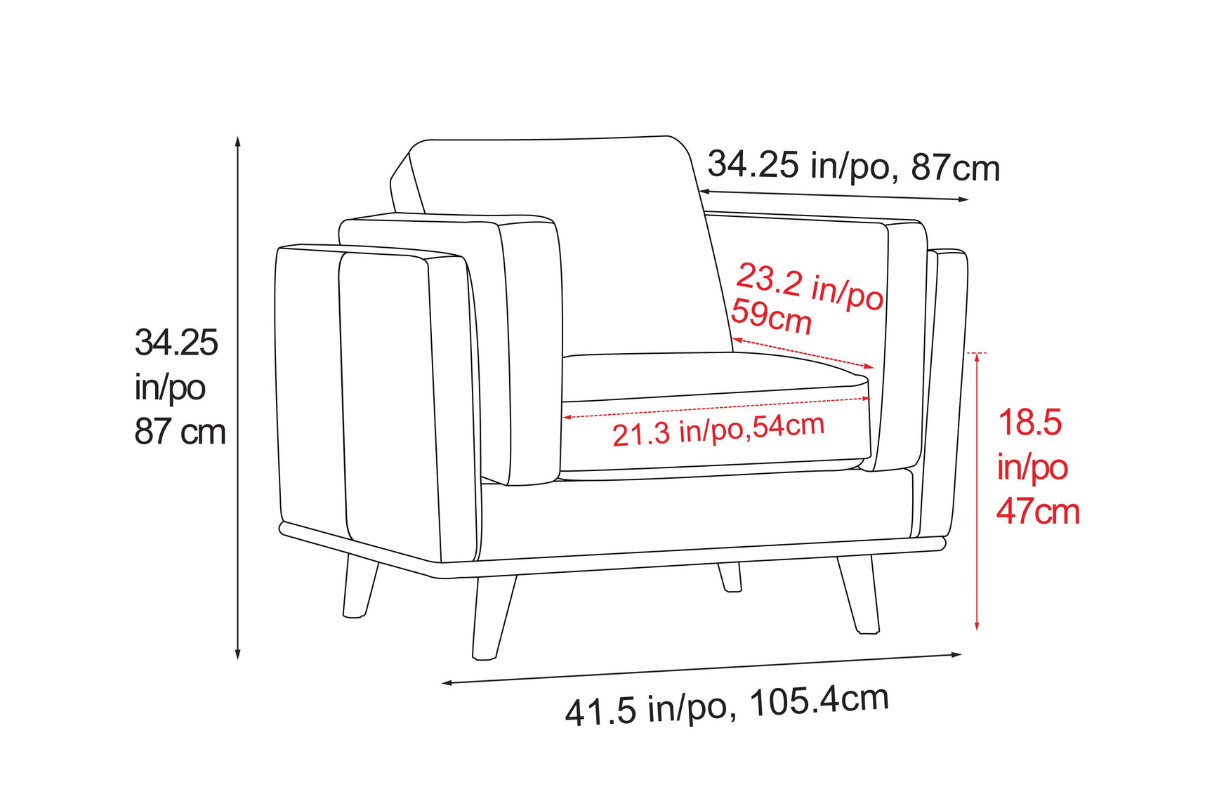 Artisan Fabric Accent Chair