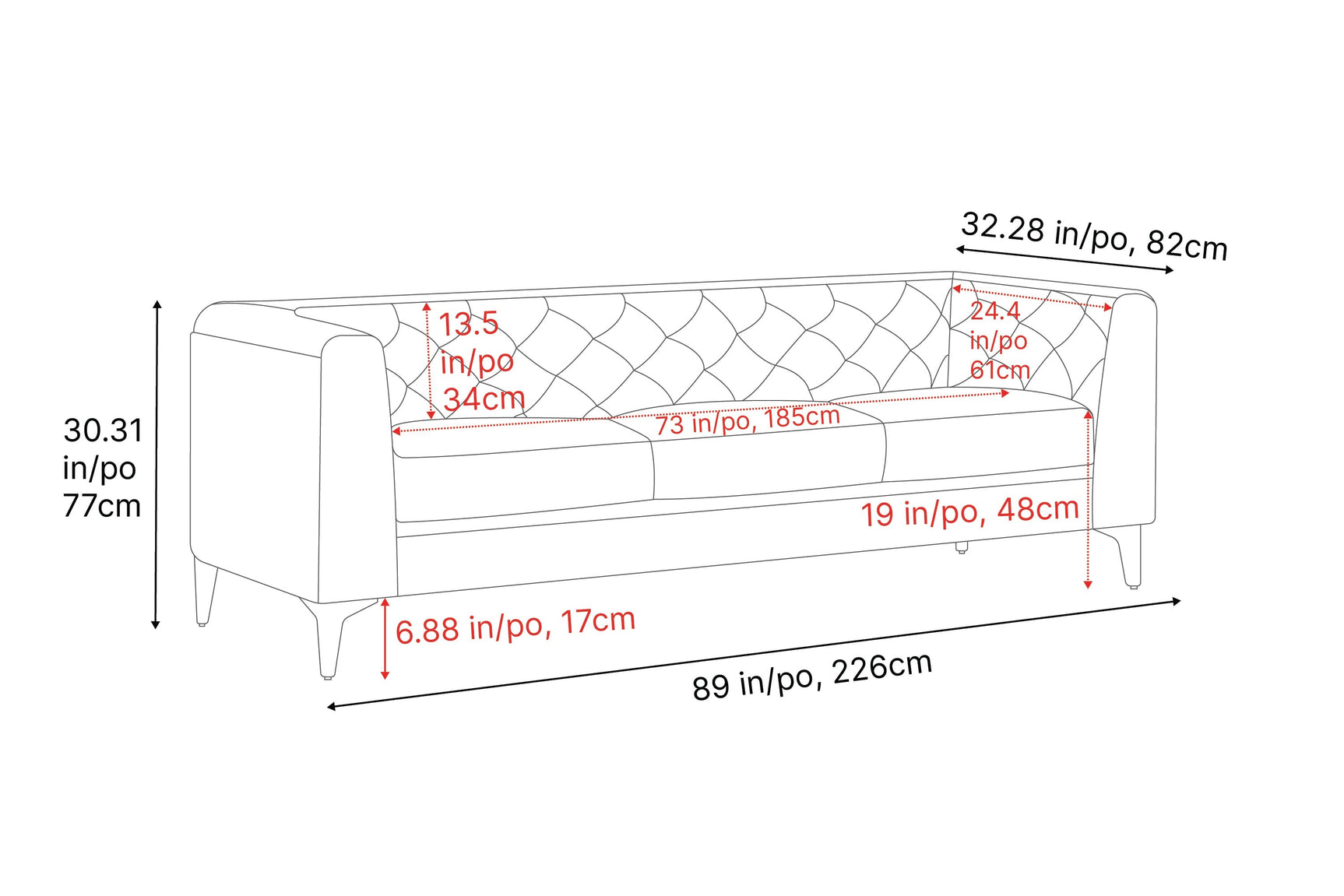 Avery Leather Lounge