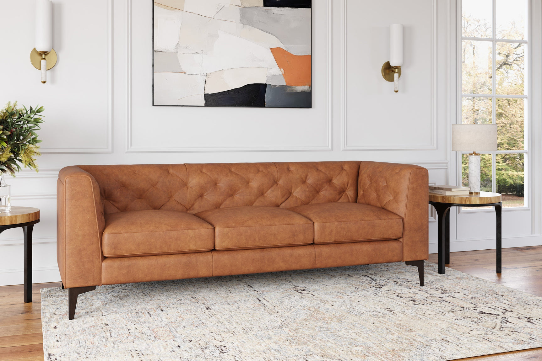 Avery Leather Lounge