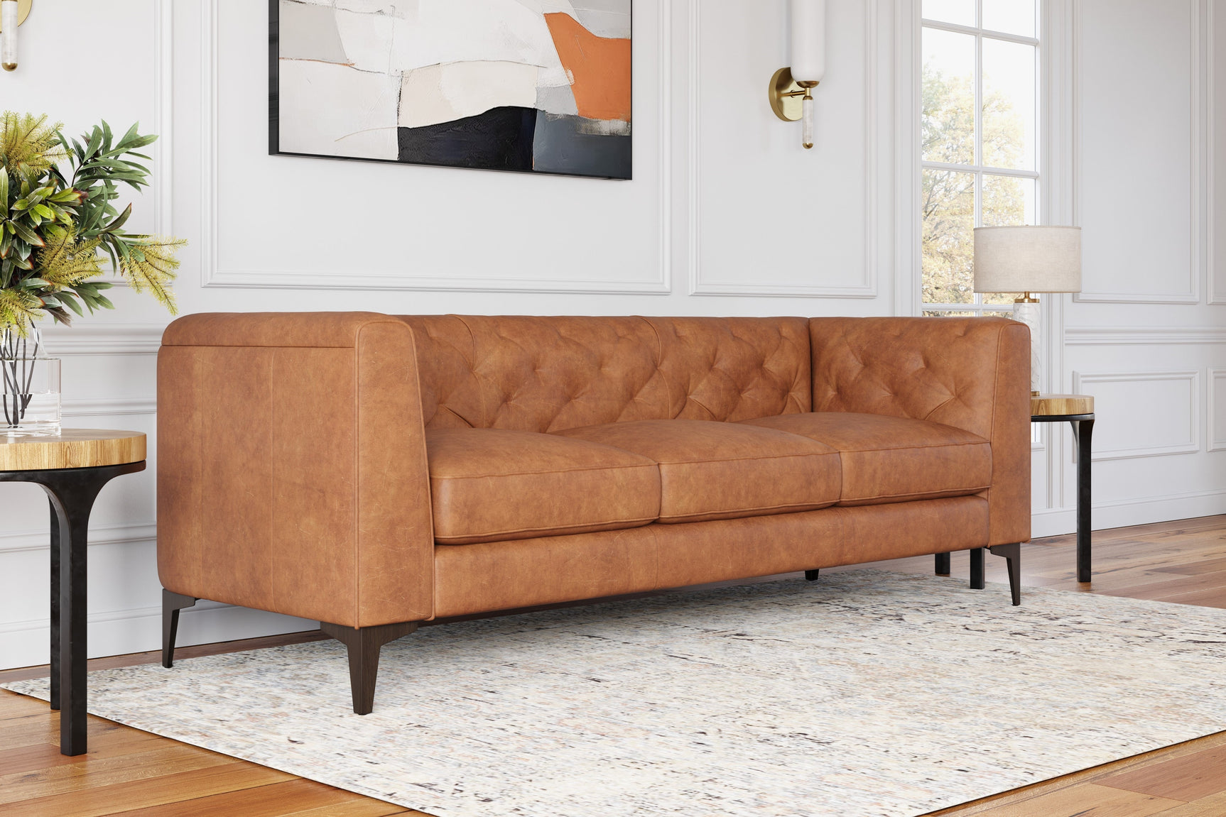 Avery Leather Lounge