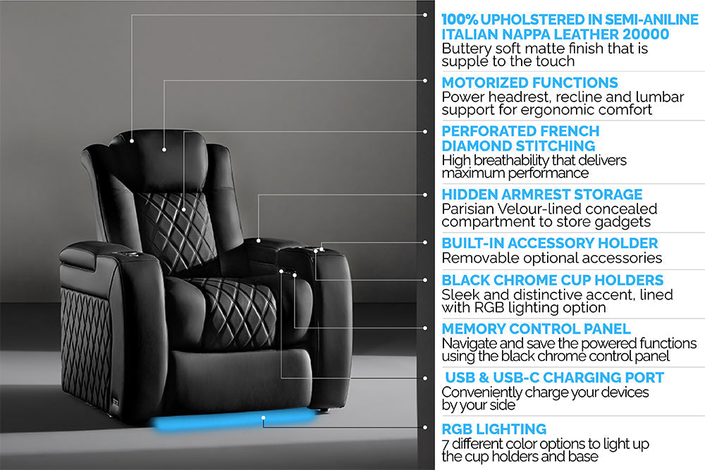 Tuscany Ultimate Home Theater Lounge