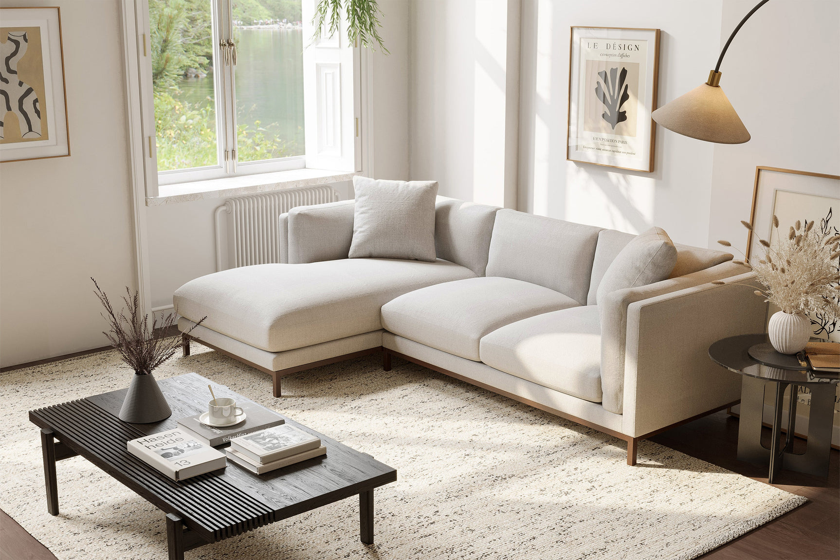 Bergen Fabric Sectional Lounge