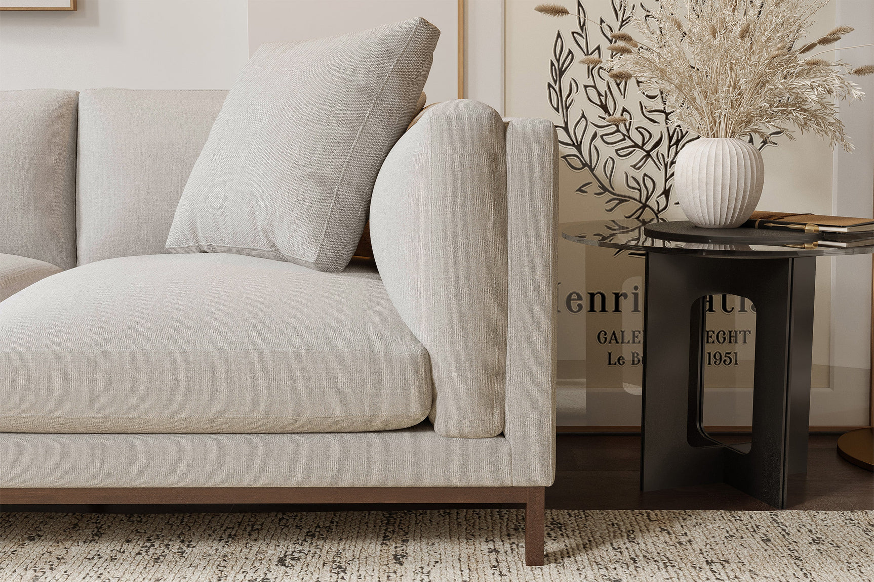 Bergen Fabric Sectional Lounge