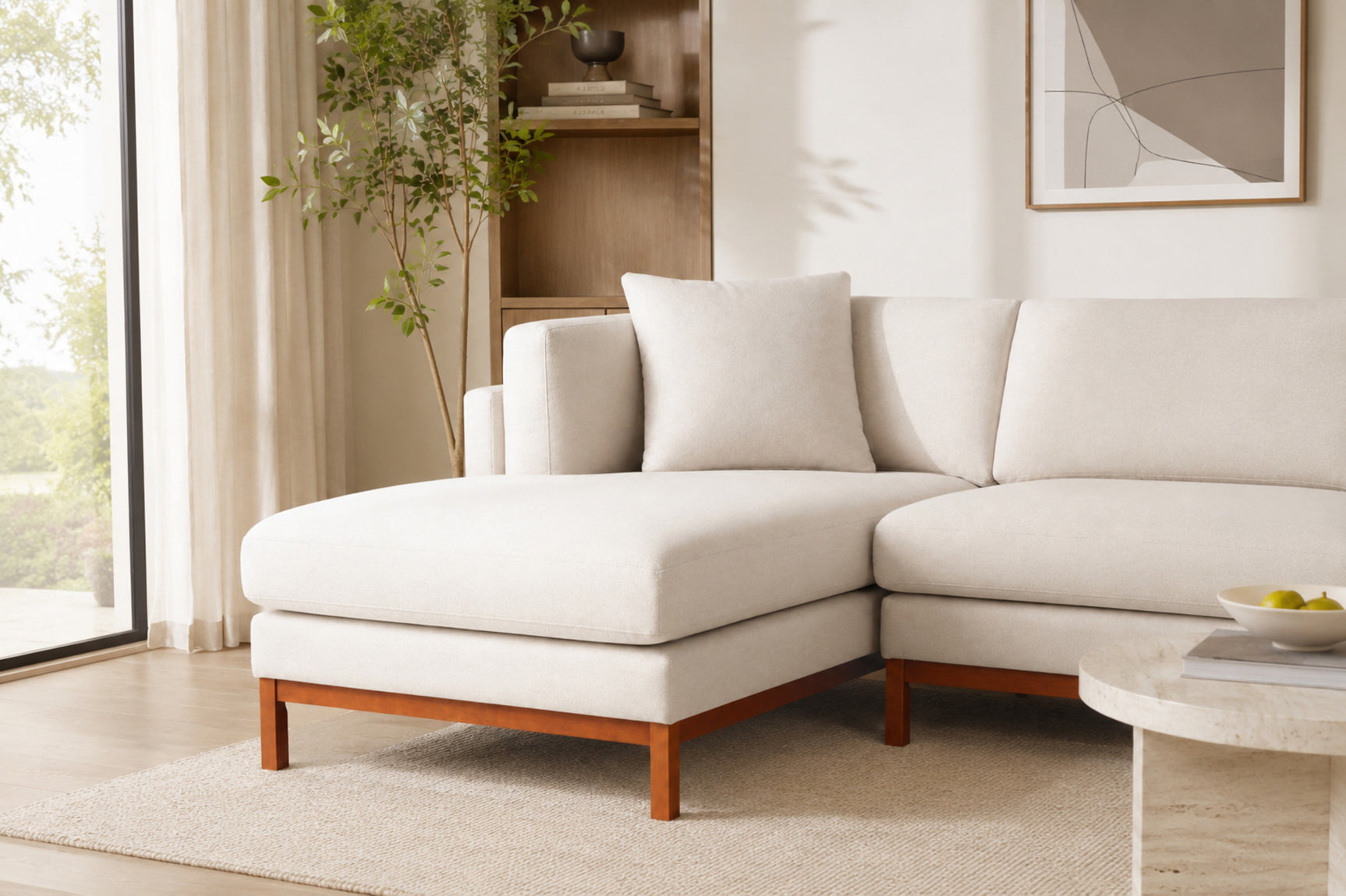 Bergen Fabric Sectional Lounge