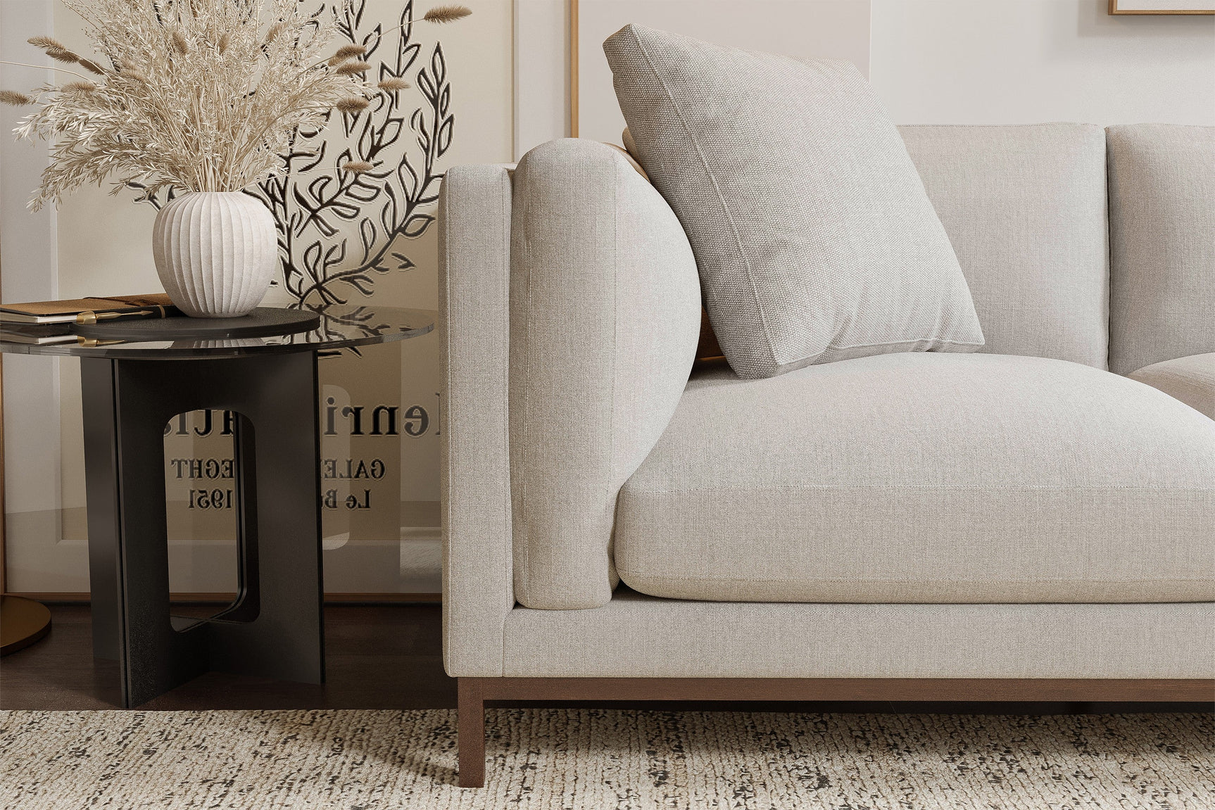 Bergen Fabric Sectional Lounge