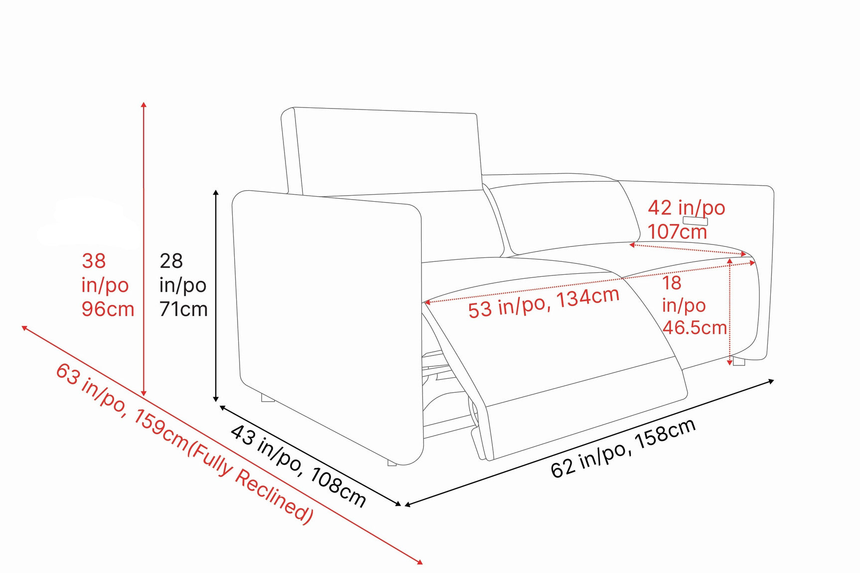Alexandra Boucle Recliner Lounge