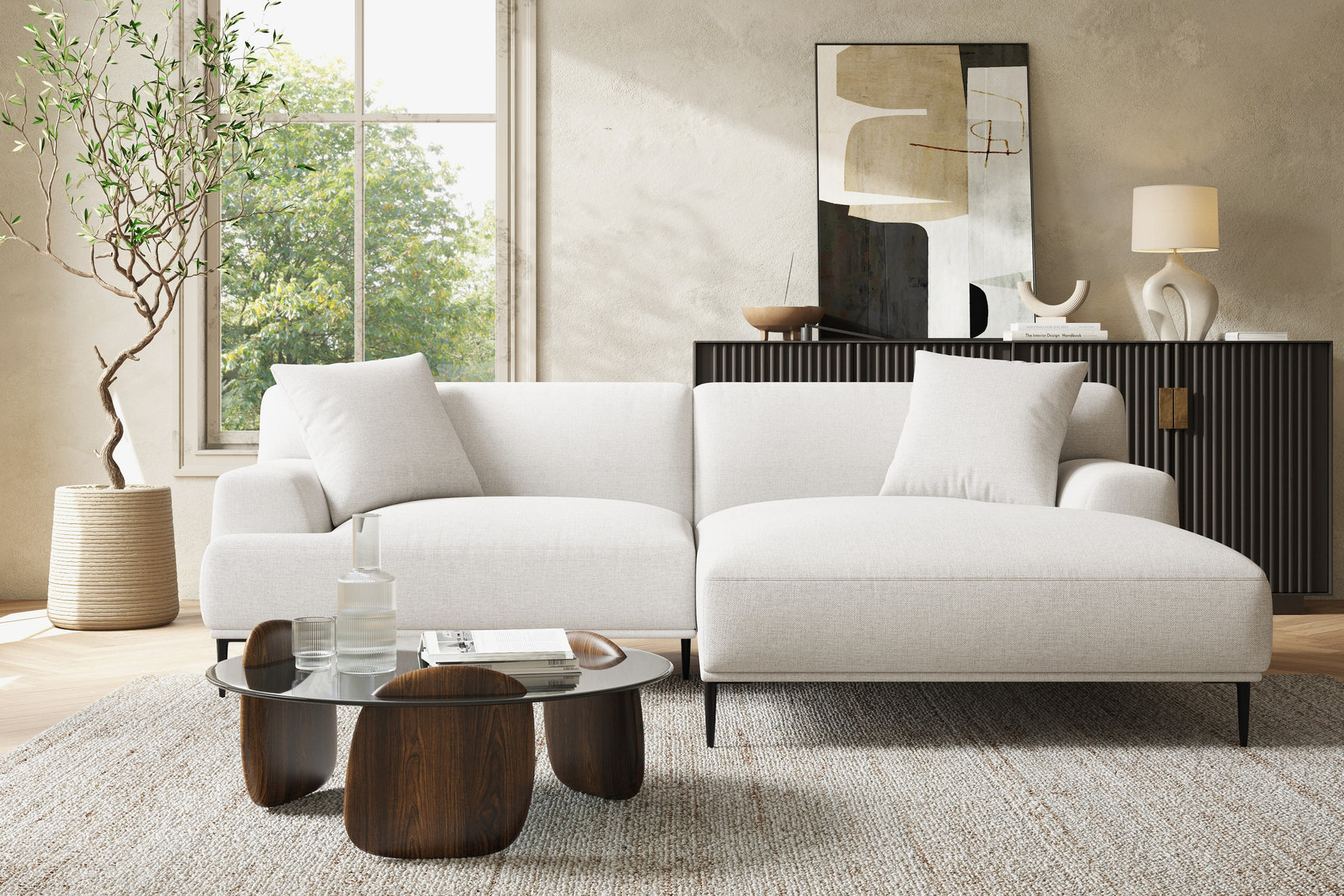 Kotor Fabric Sectional Lounge